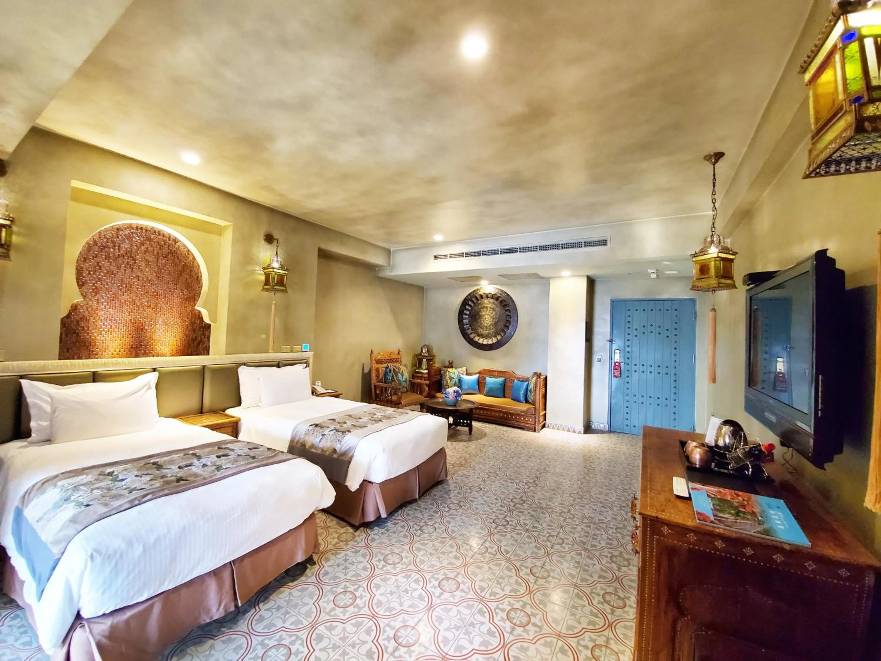 Bed in Kenting Amanda Hotel