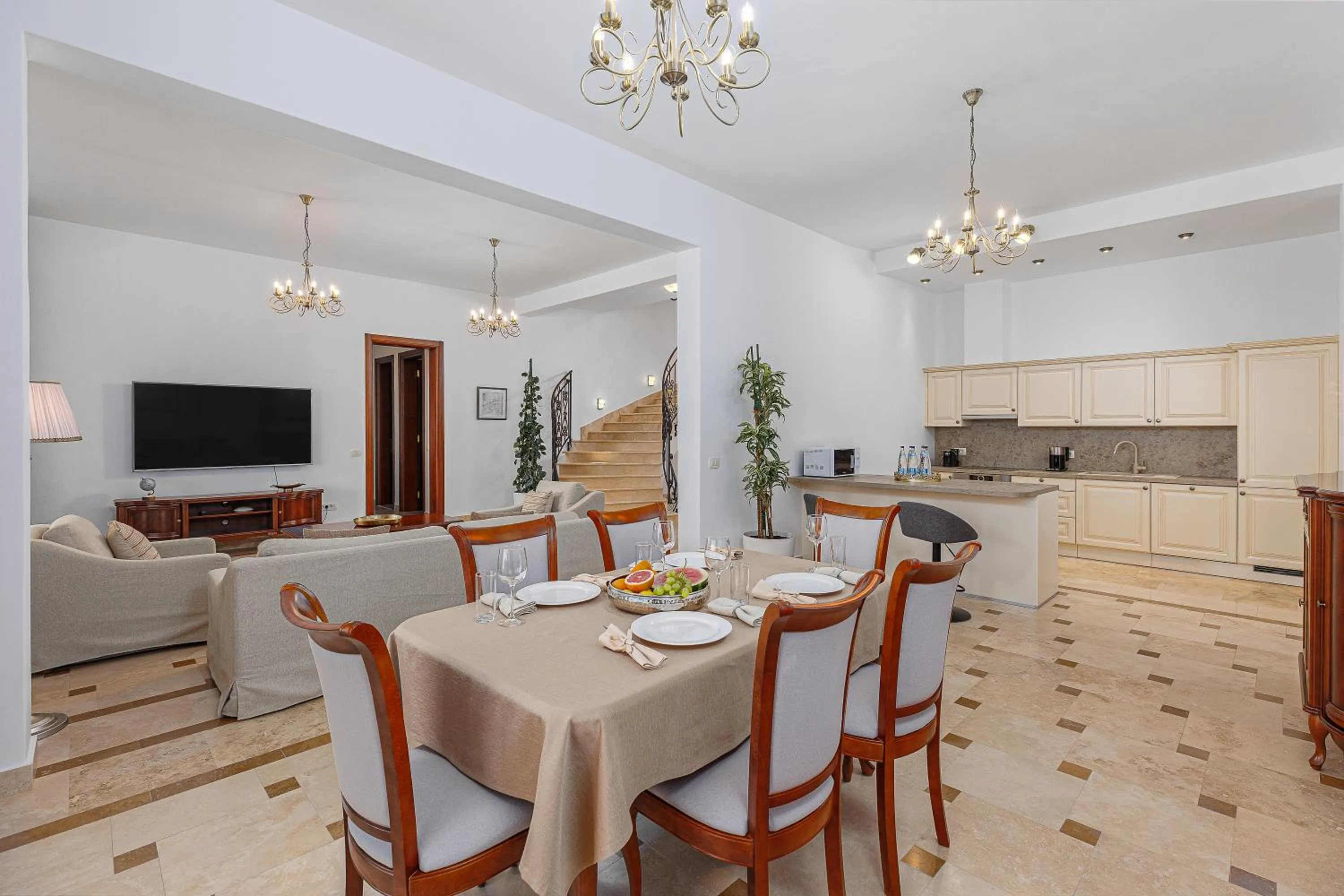 Living room in Oak Leaf Residences