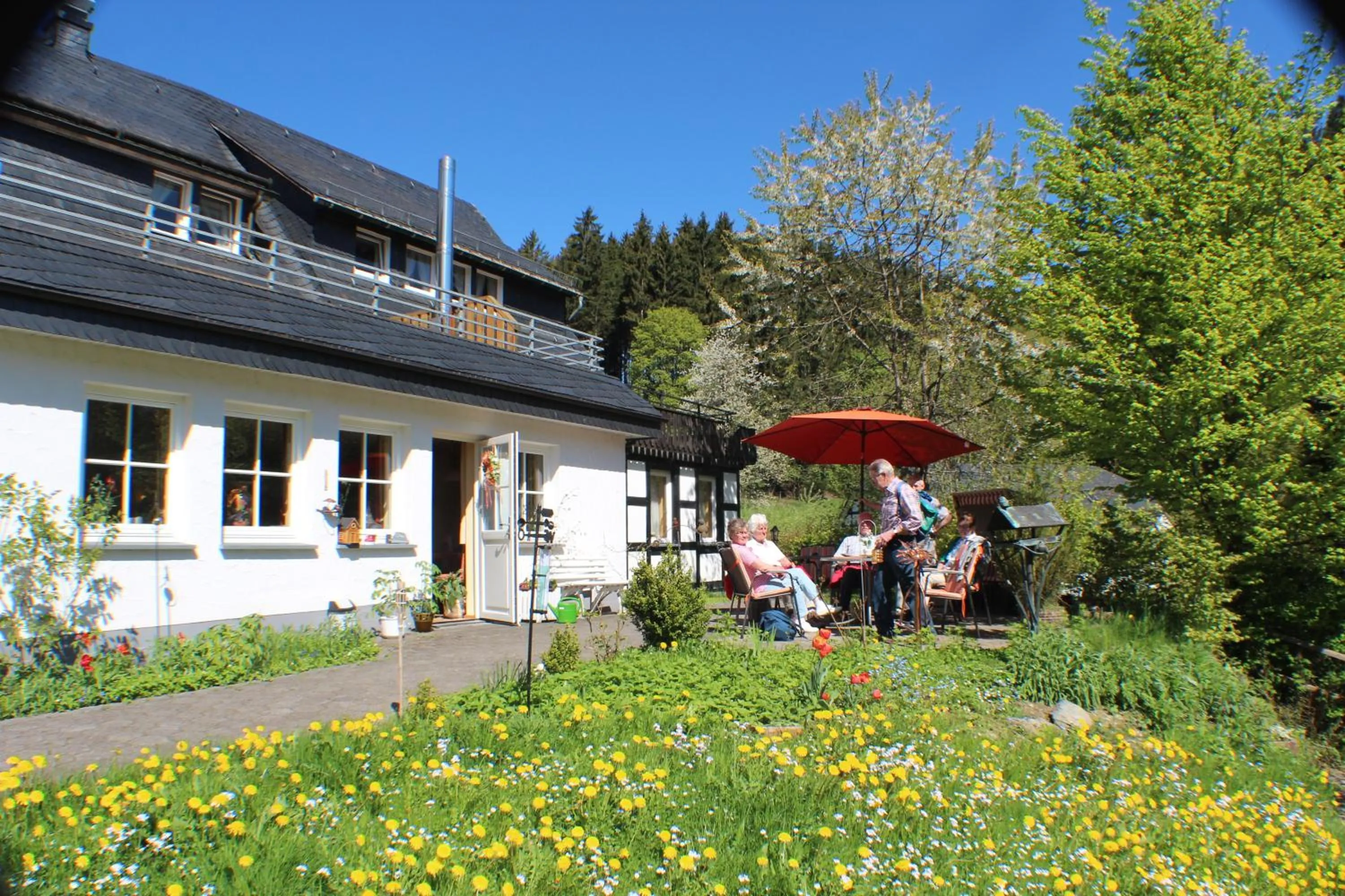 Garden in Gasthof Braun