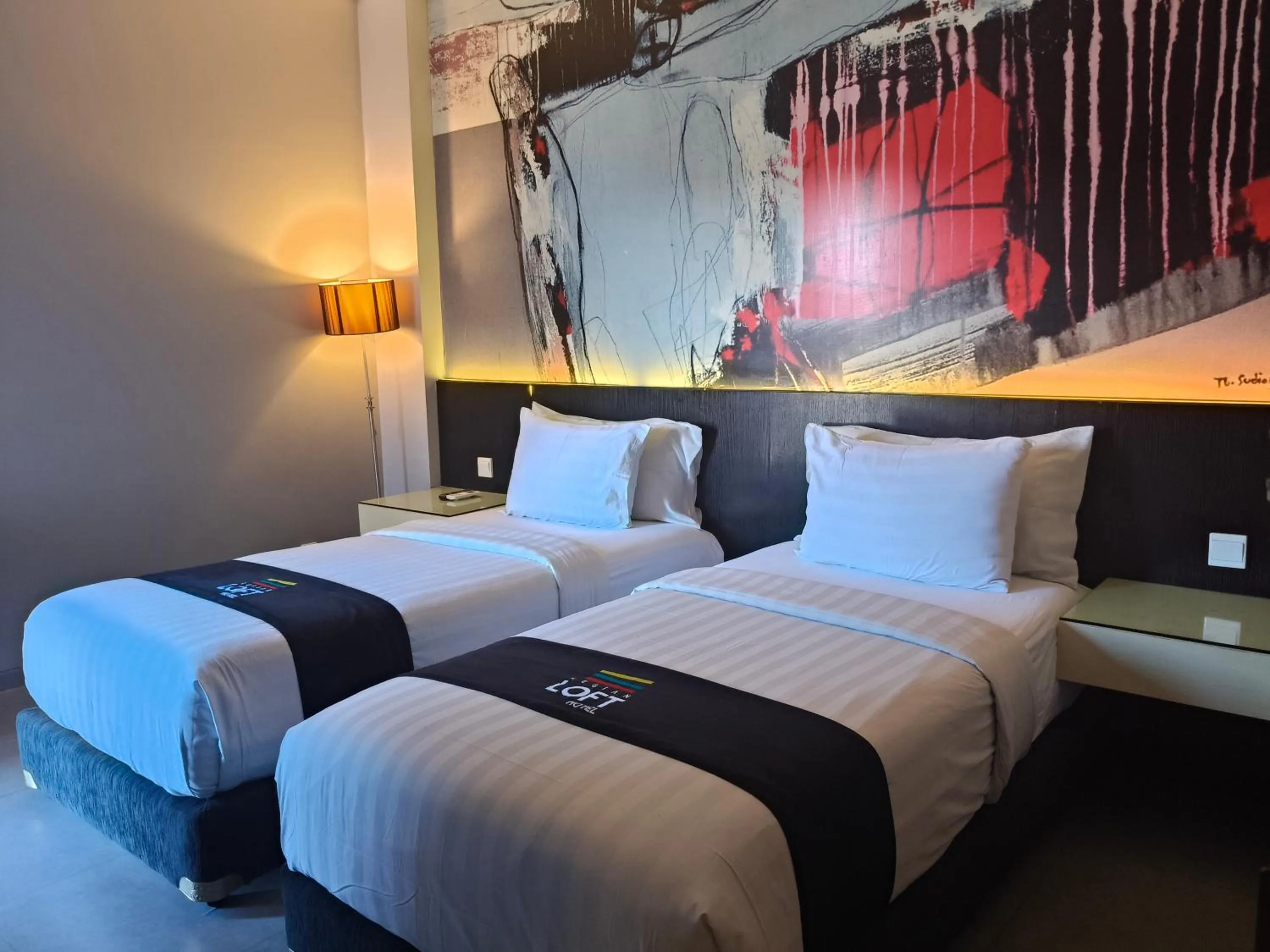 Bed in Loft Legian Hotel Bali