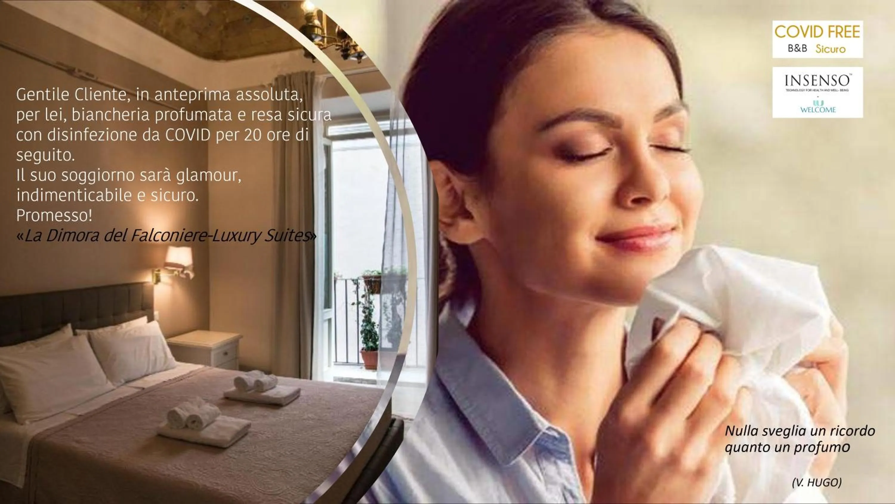 towels, Bed in La Dimora del Falconiere - Luxury Suites