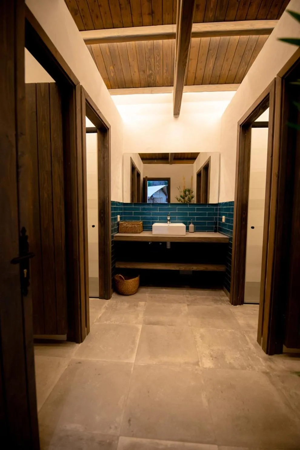 Bathroom, Bed in Glamping Can Bora Lodges