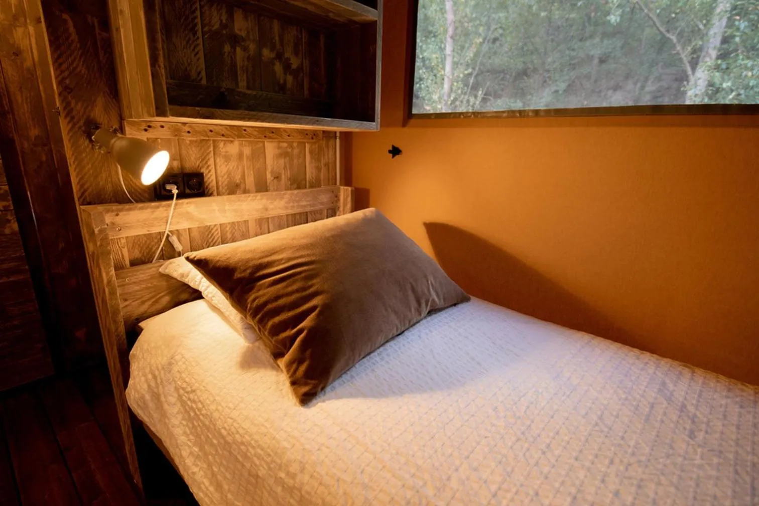 Bed in Glamping Can Bora Lodges