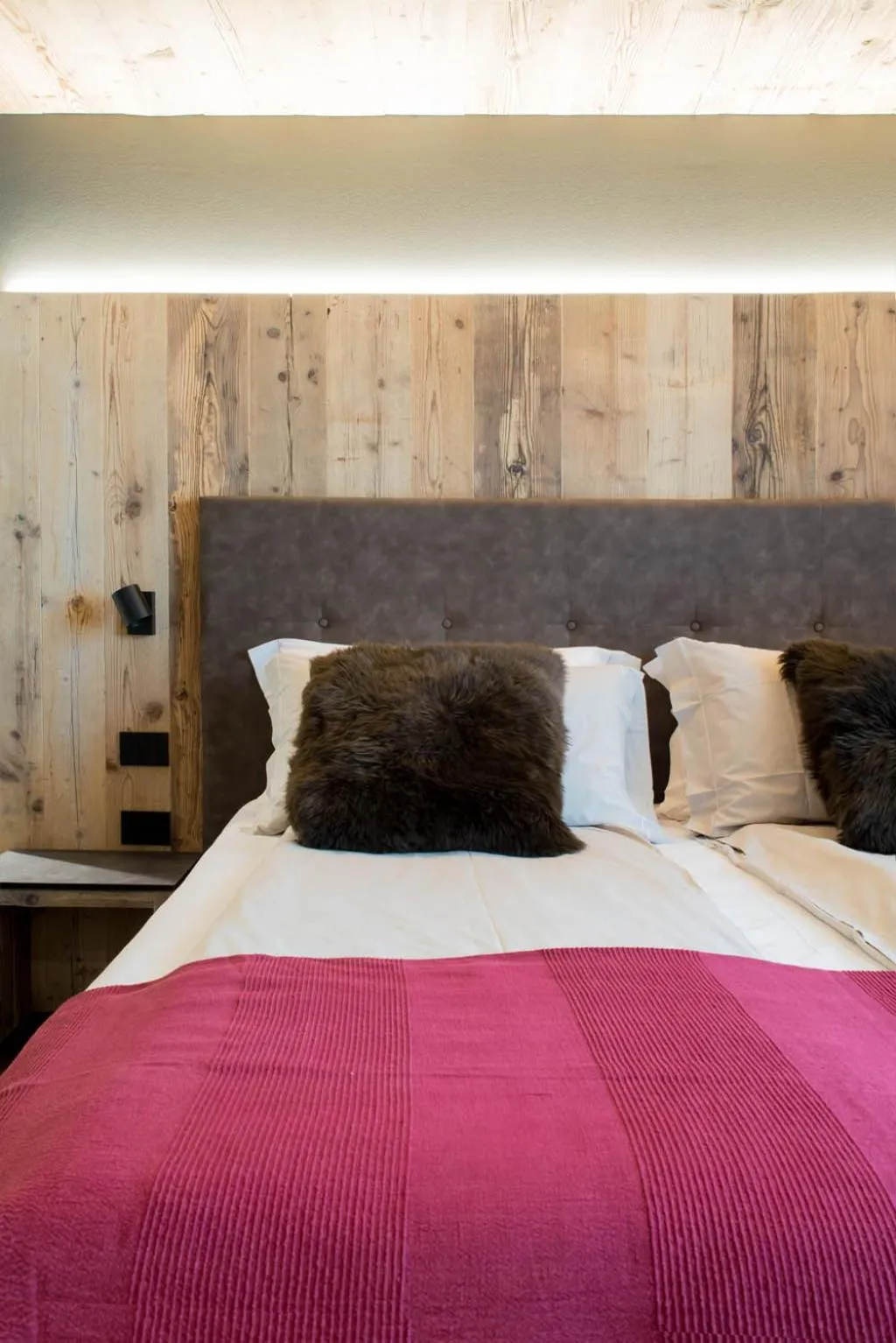 Bed in Hotel san Vitale