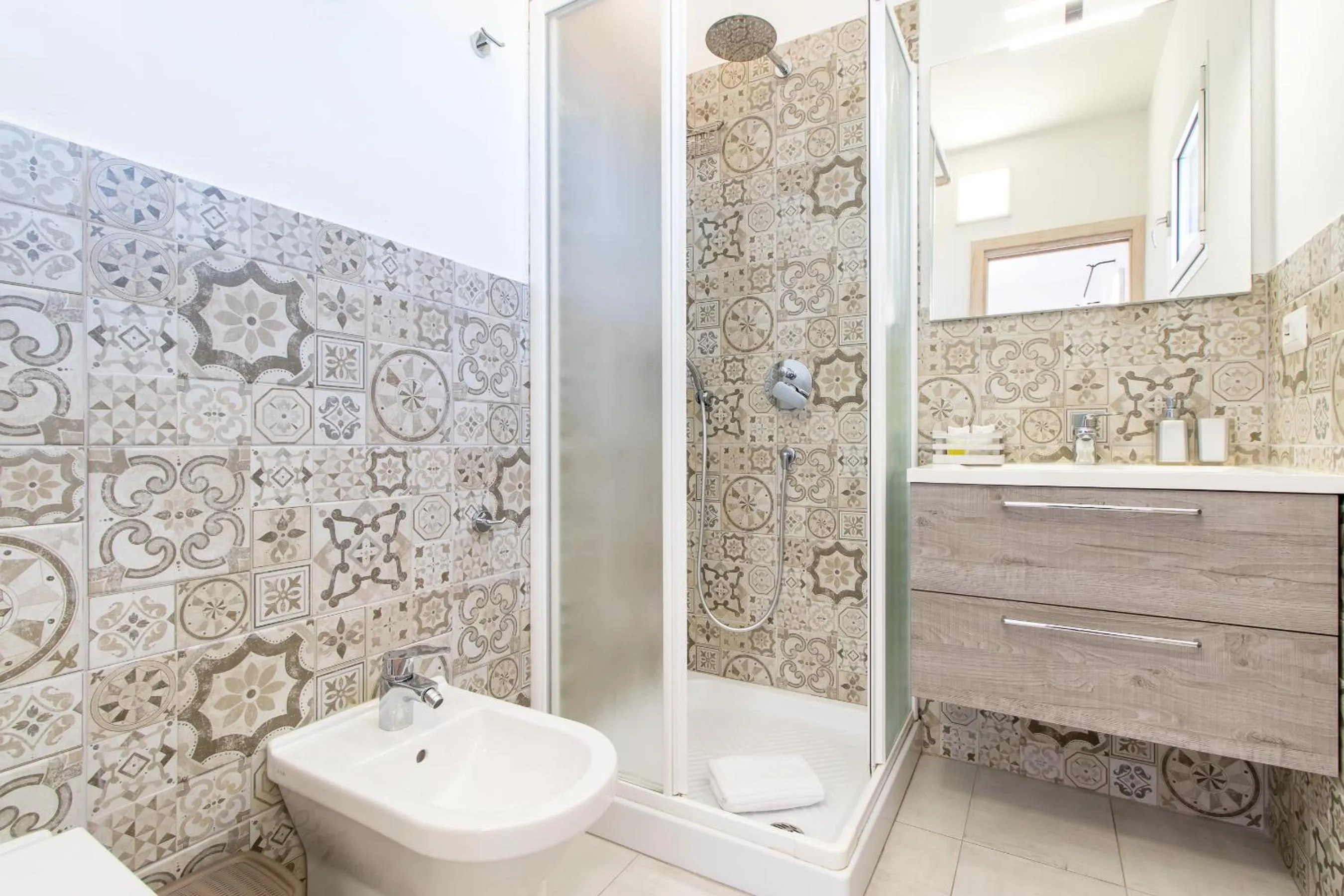 Bathroom in Tramonto sul mare