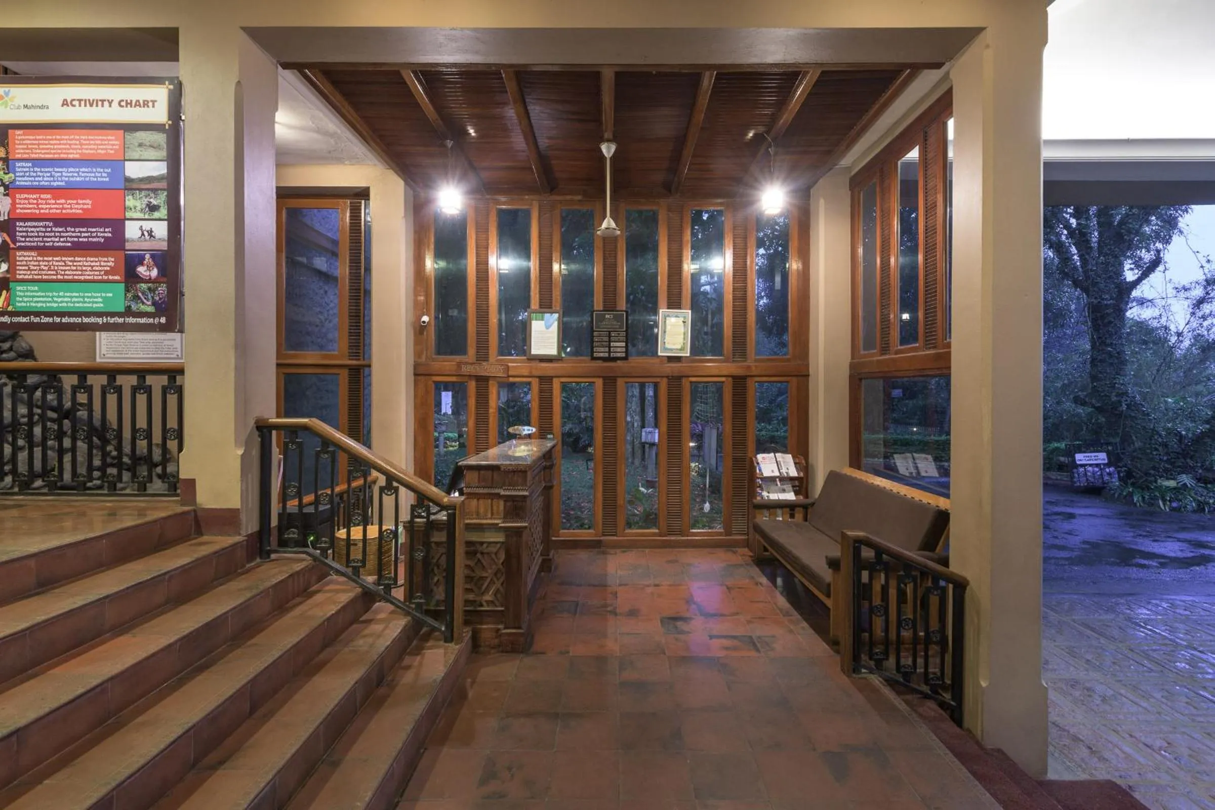 Lobby or reception in Club Mahindra Thekkady