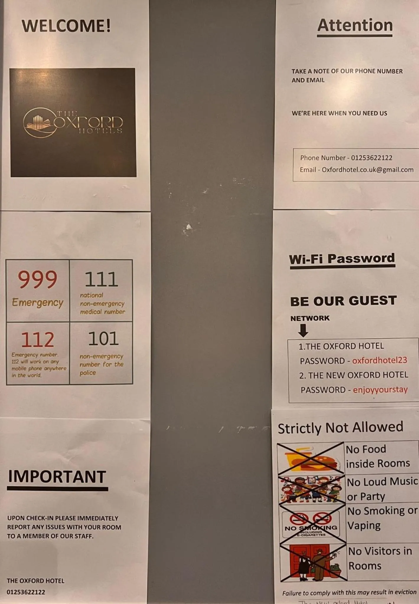 Property logo or sign in The oxford Hotel