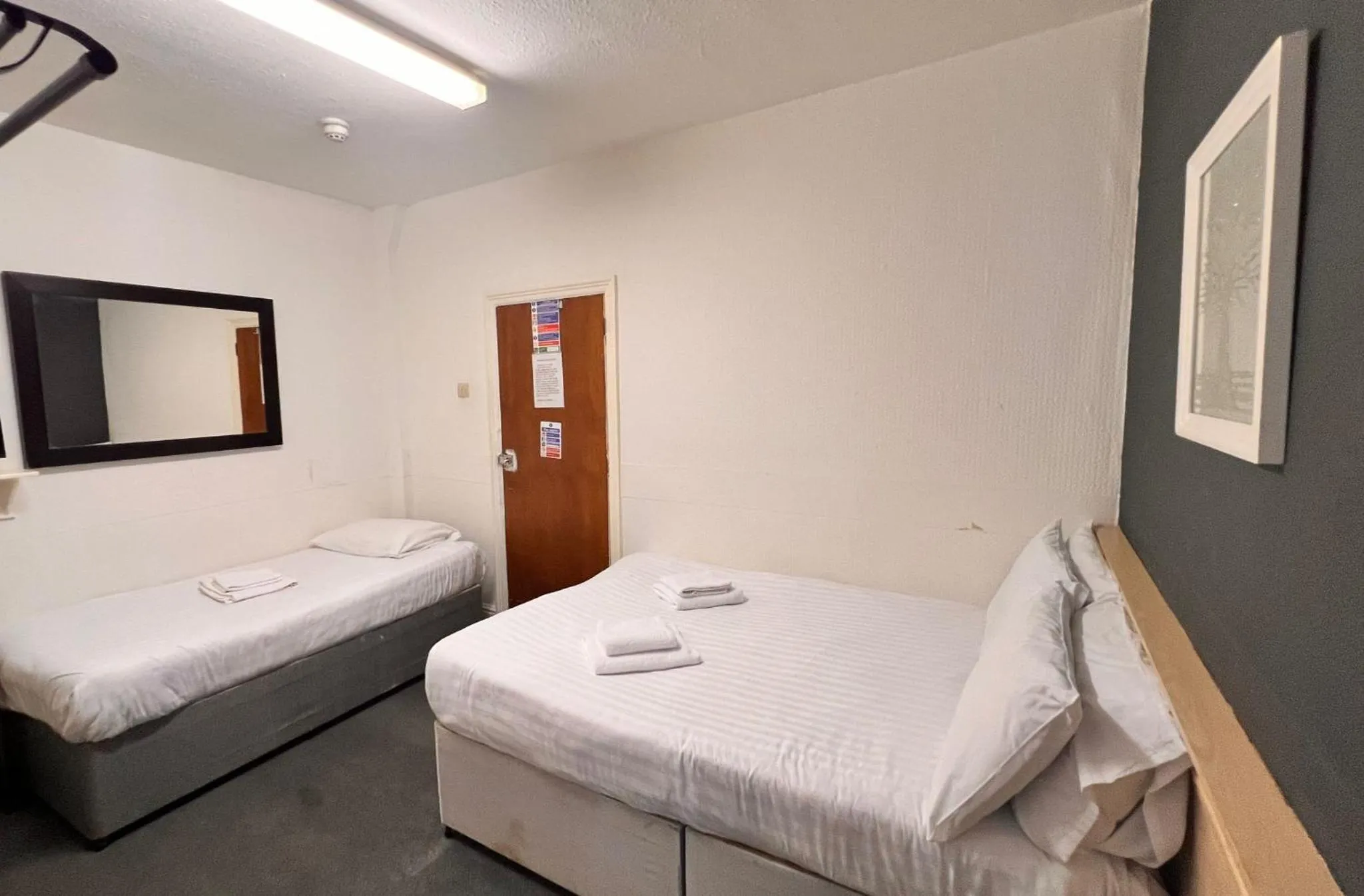 Bed in The Albert Inn Hotel Blackpool