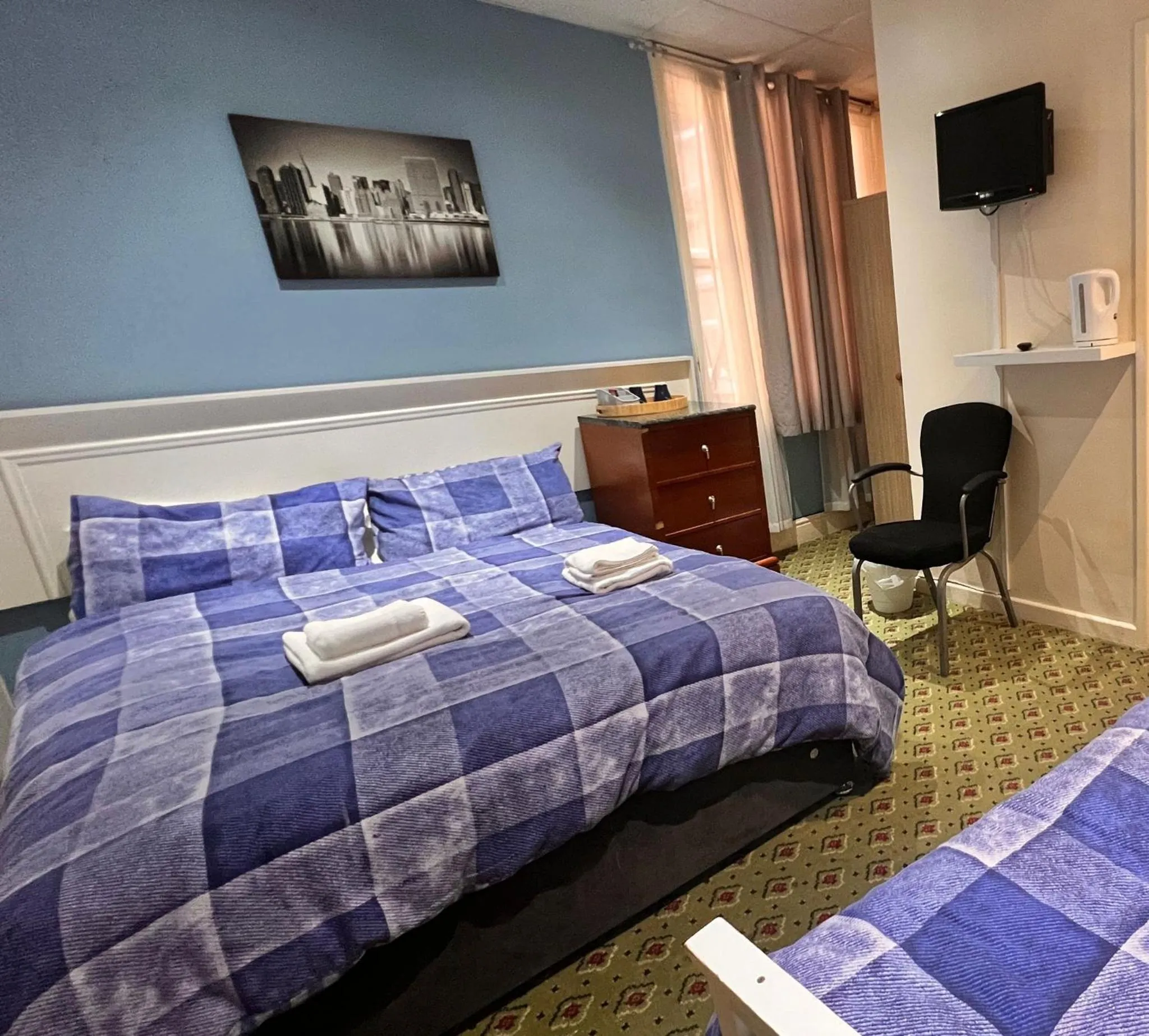 Bed in The Albert Inn Hotel Blackpool