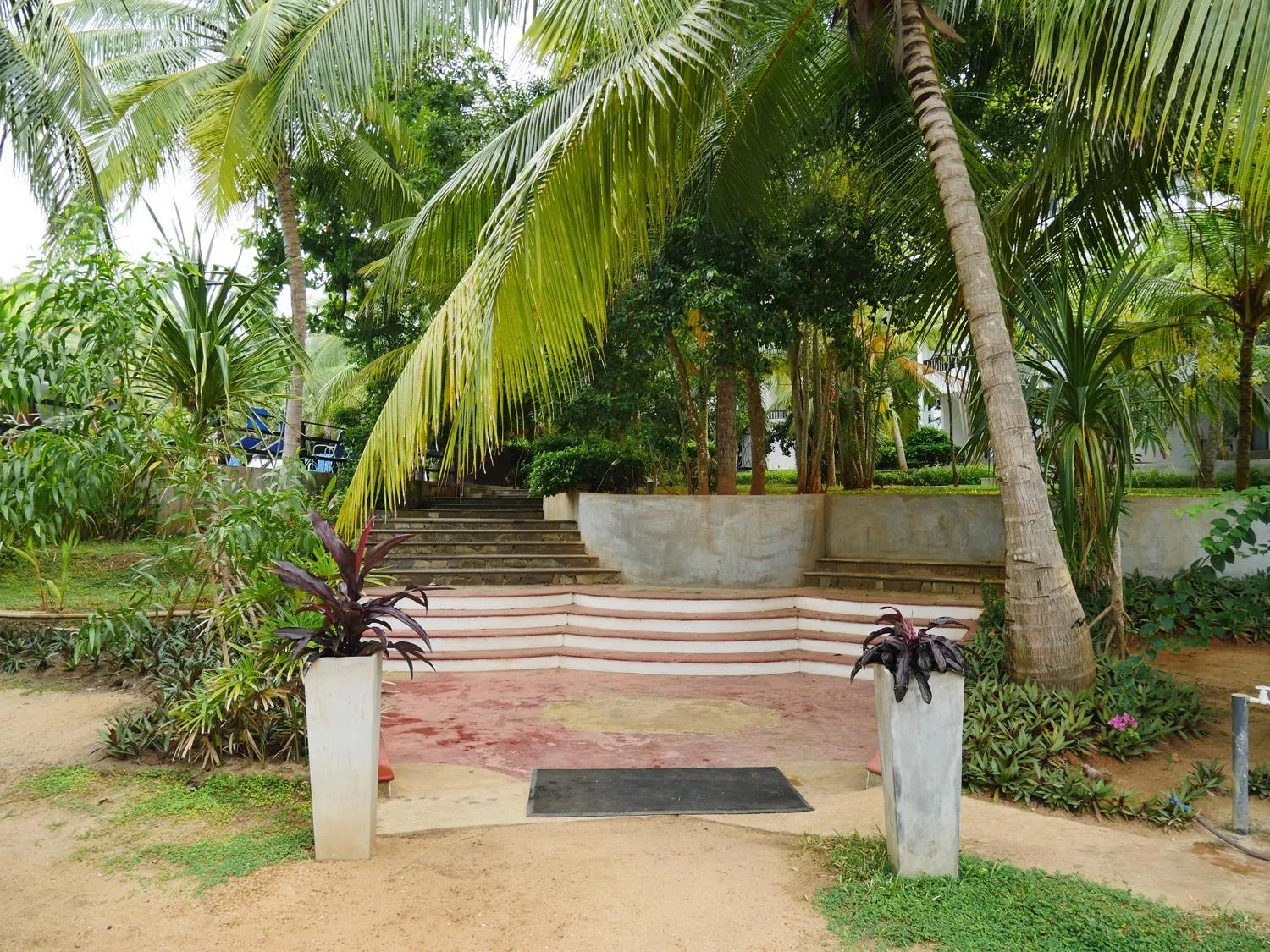 Garden in Lagoon Paradise Beach Resort