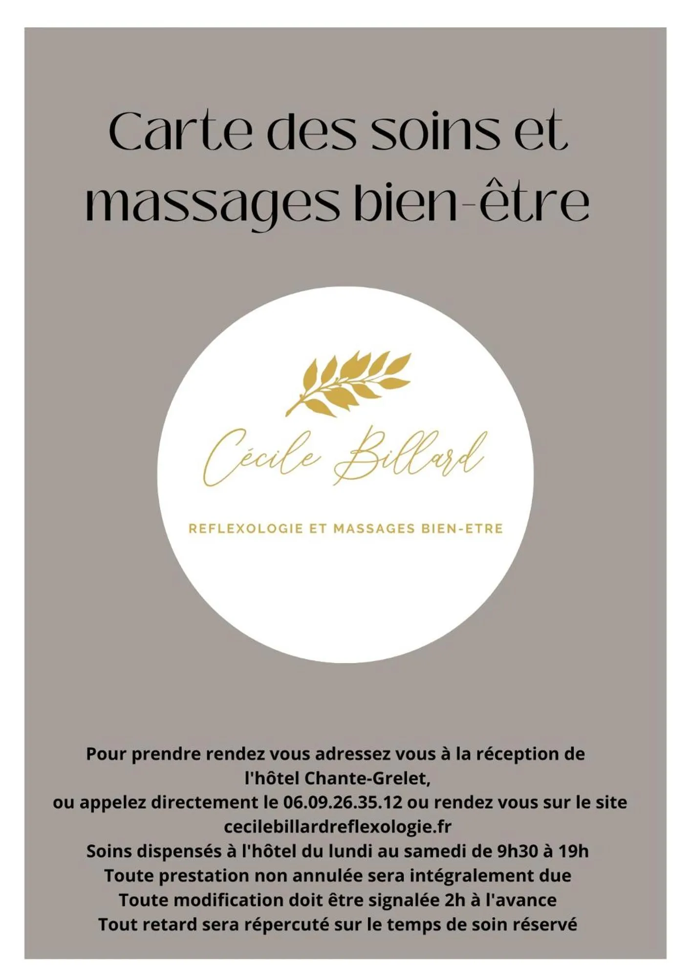 Massage in Chante Grelet