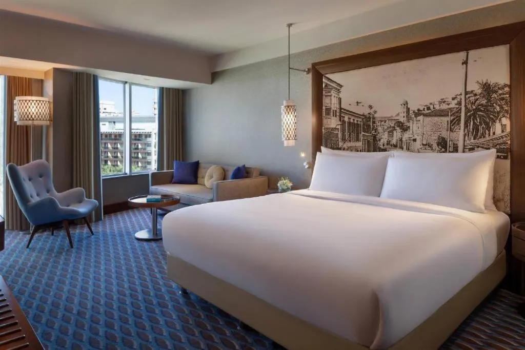 Bed in Renaissance Izmir Hotel