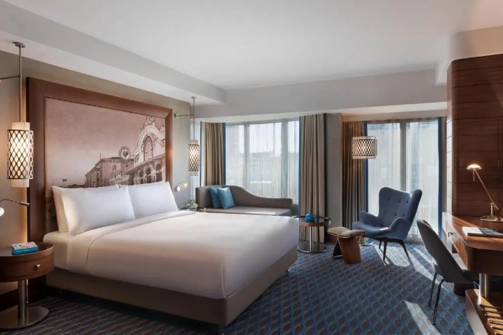 Bed in Renaissance Izmir Hotel