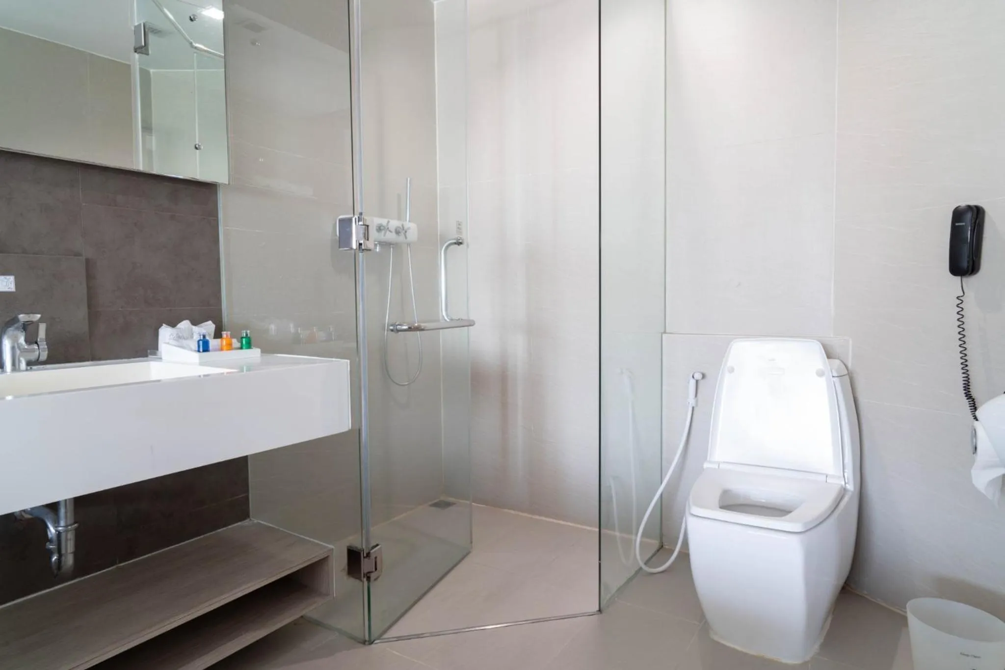 Bathroom in Pattaya Discovery Beach Hotel - SHA Extra Plus
