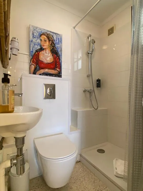 Shower in Hôtel Le Neptune en Camargue