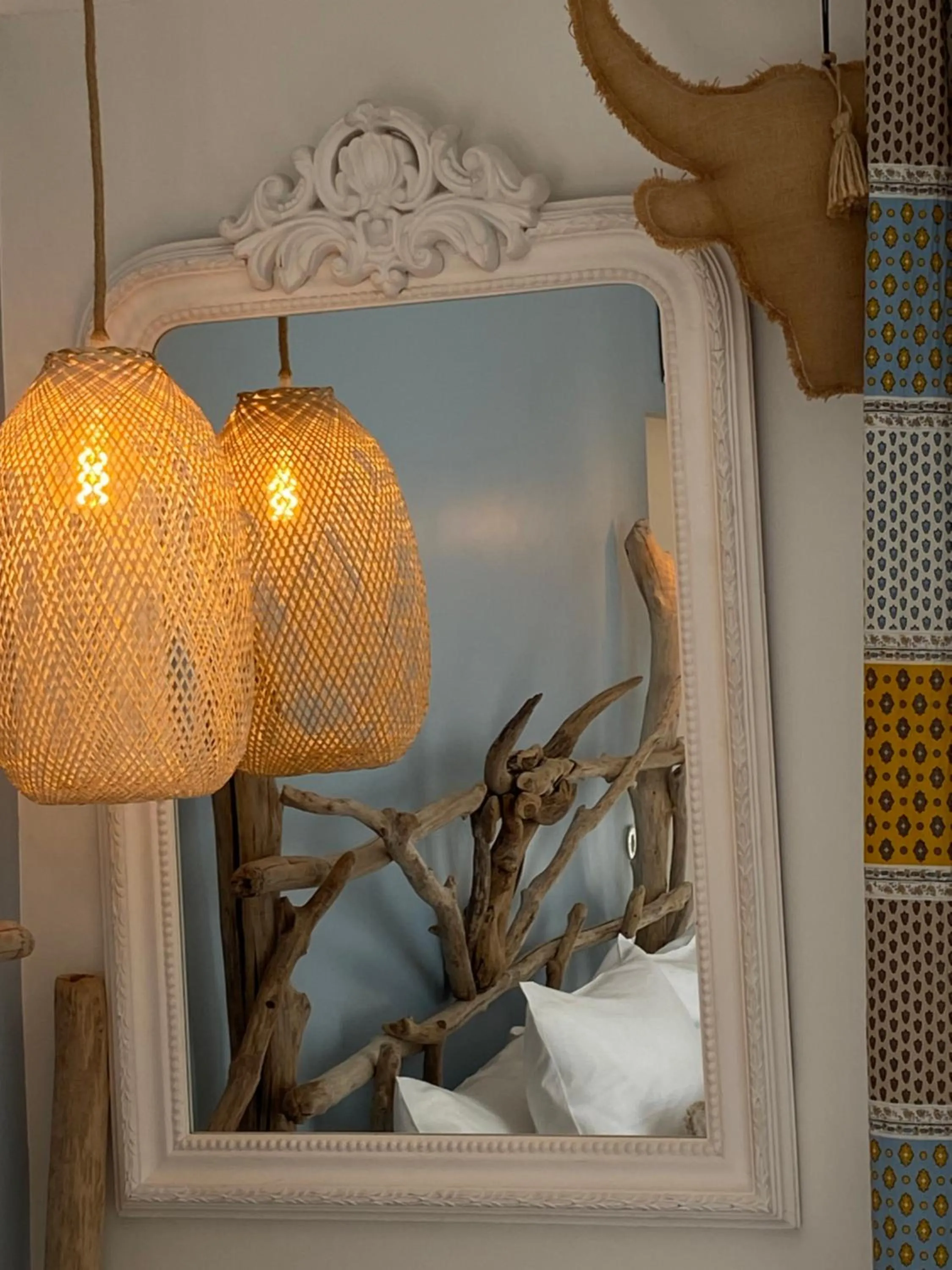 Decorative detail in Hôtel Le Neptune en Camargue