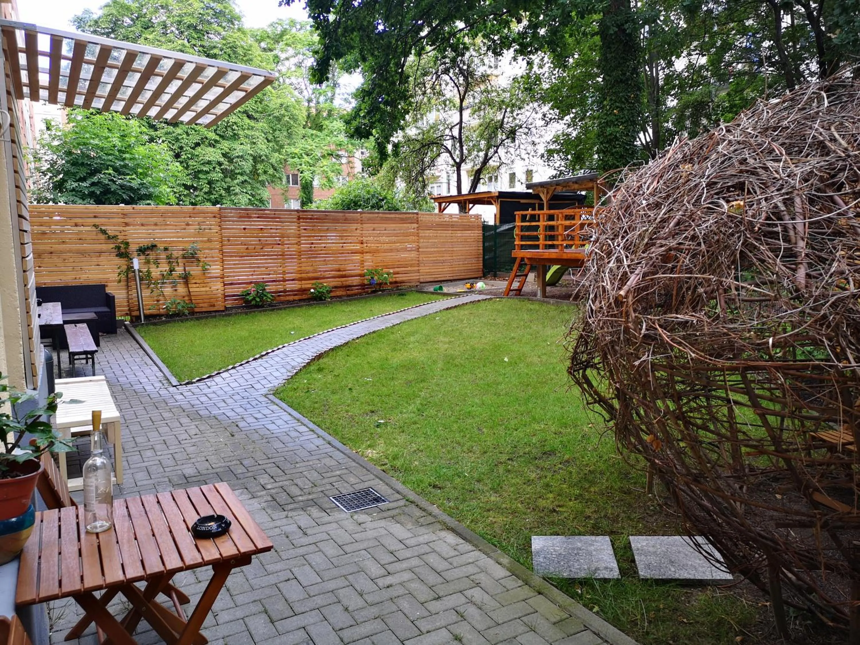 Patio in Zollikof Aparts - Sauna & Studioapartments