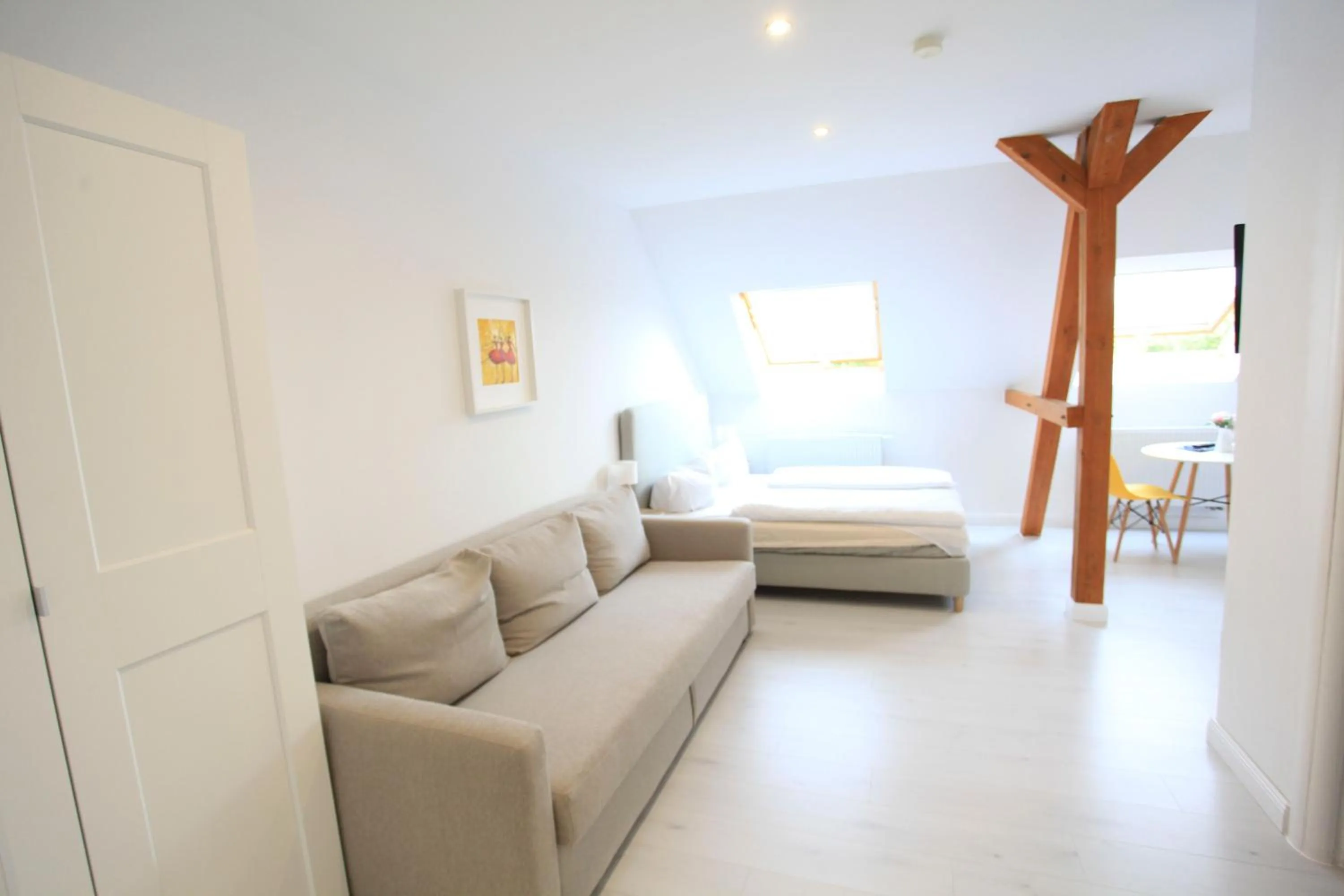 Bedroom in Zollikof Aparts - Sauna & Studioapartments