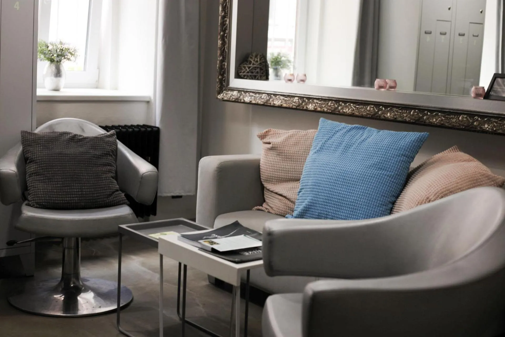 Seating area in Wake Up Wellness Hostel