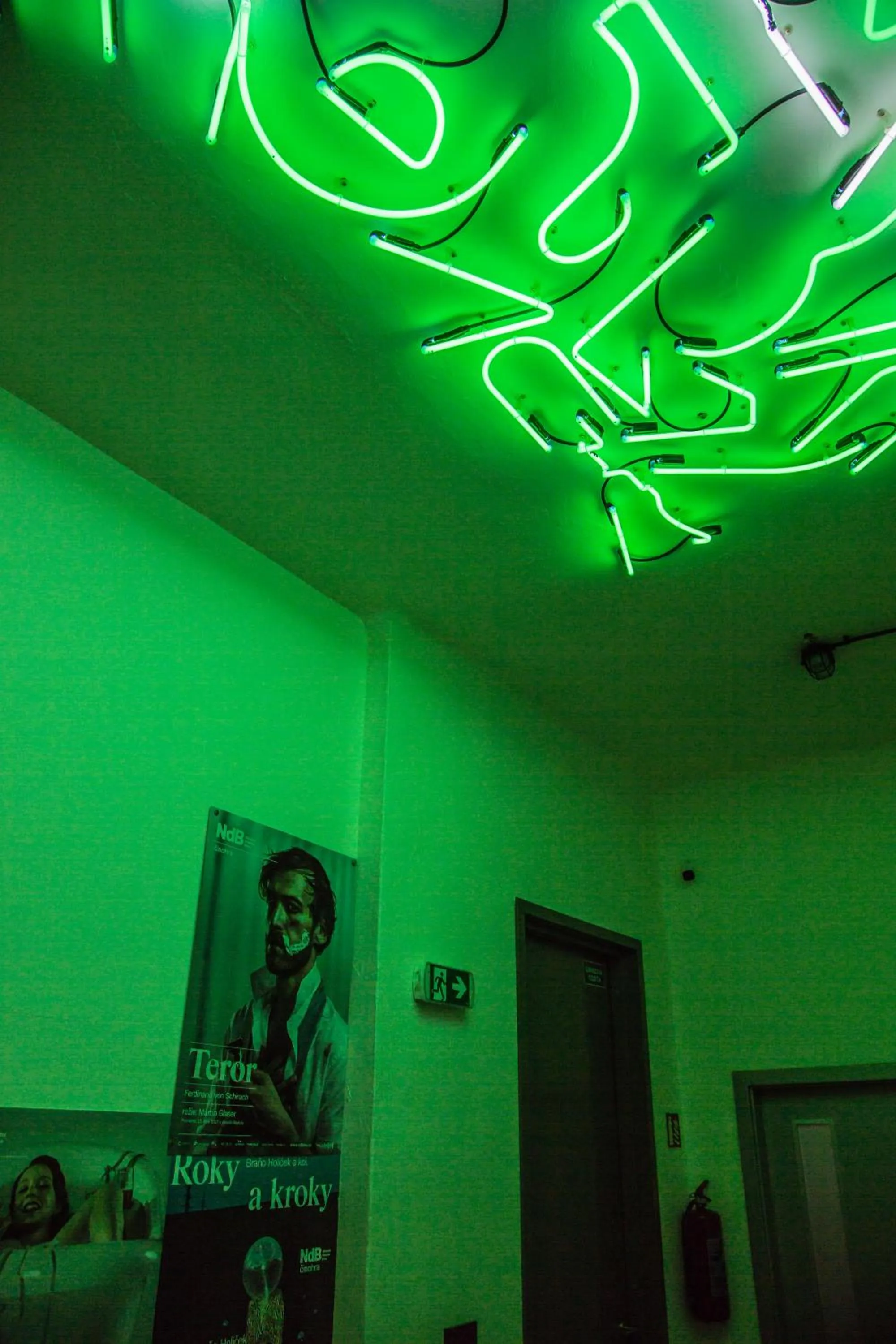 Decorative detail in Wake Up Wellness Hostel