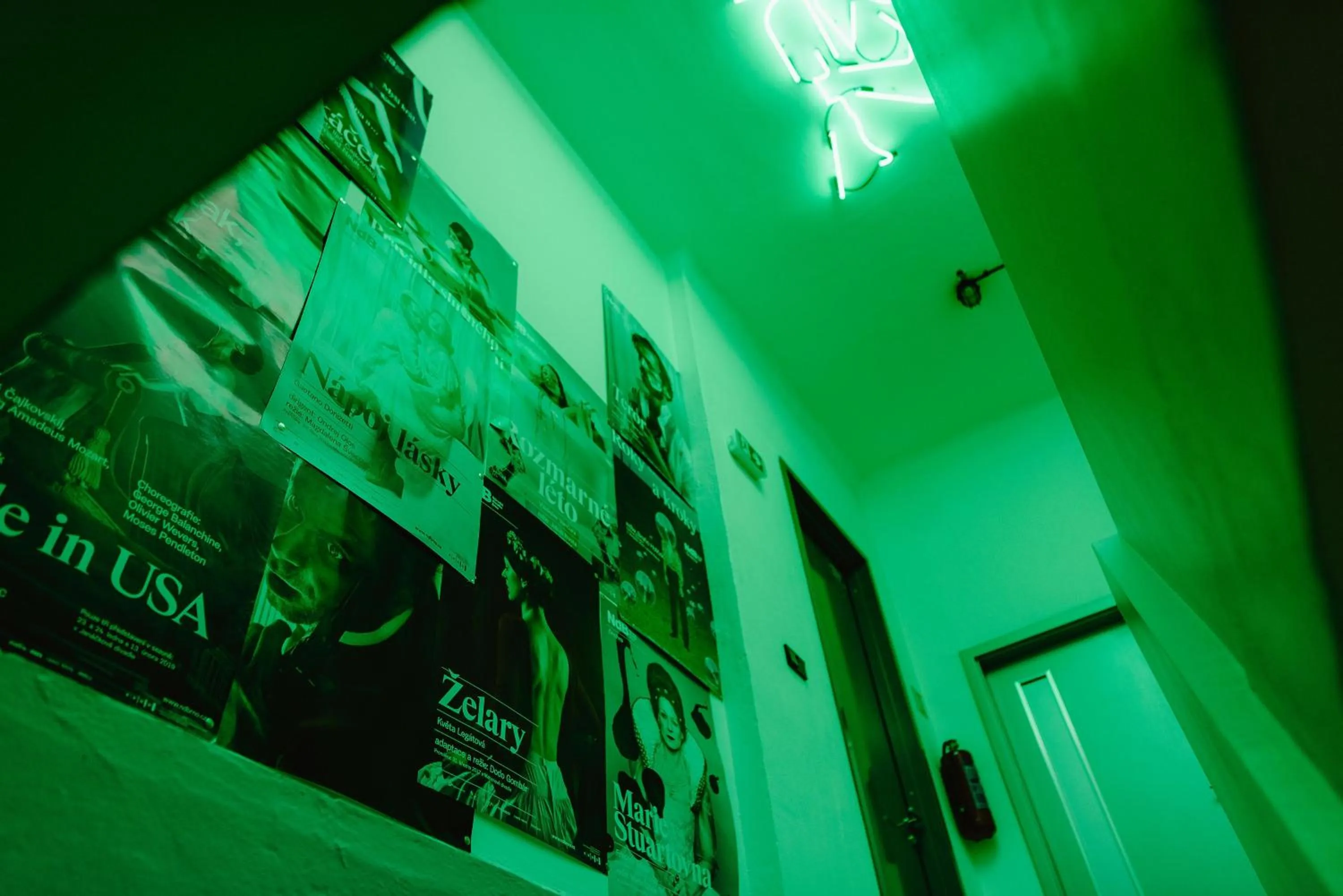 Decorative detail in Wake Up Wellness Hostel