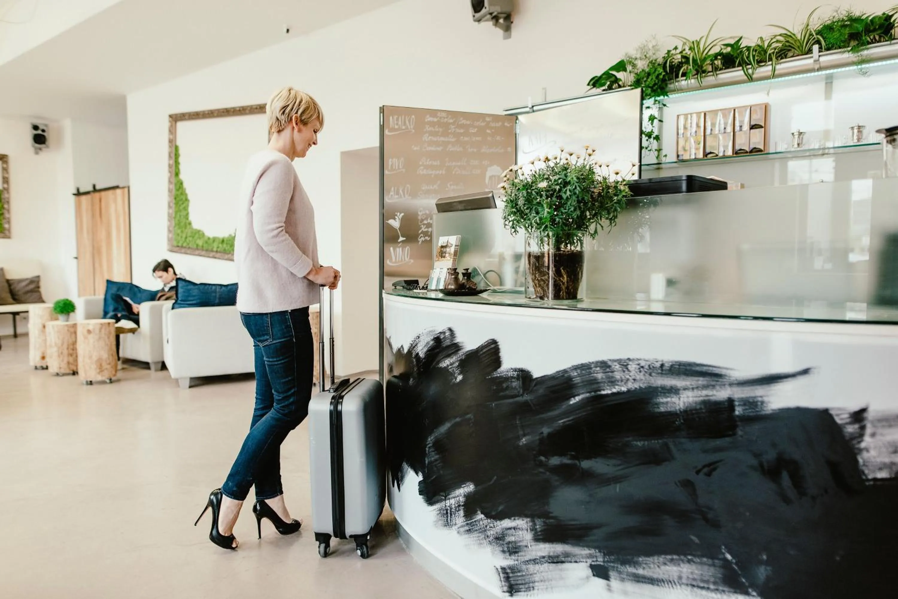 Lobby or reception in Wake Up Wellness Hostel