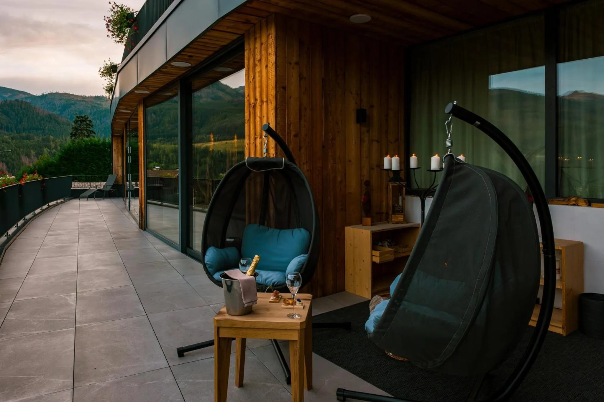 Balcony/Terrace in La Roccia Wellness Hotel