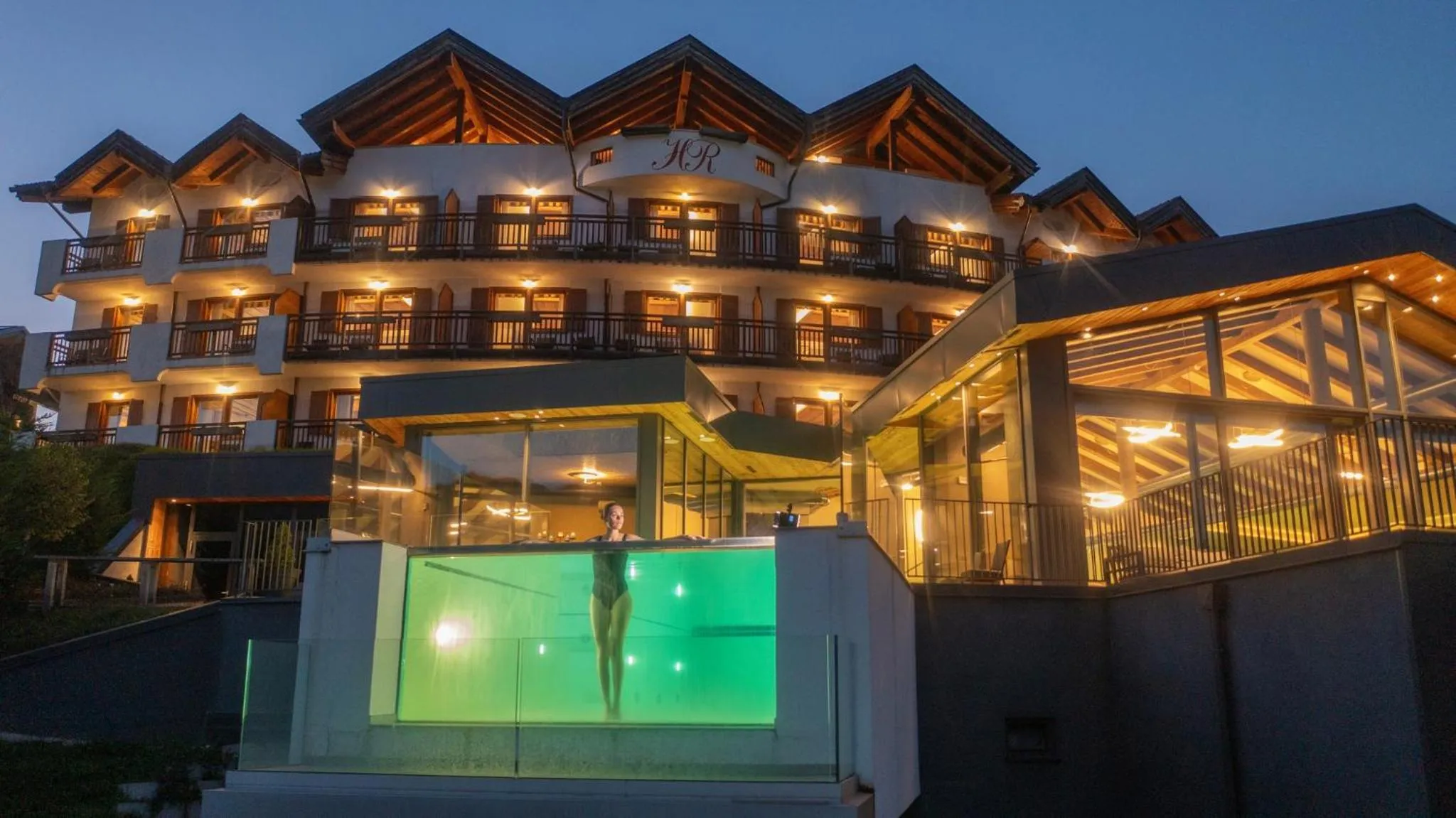 Property building in La Roccia Wellness Hotel