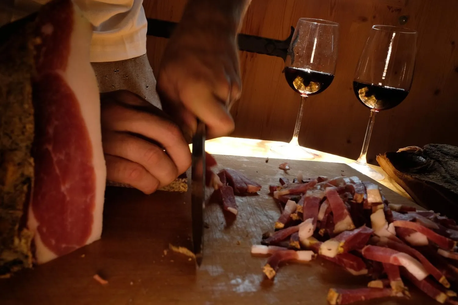 Food close-up in La Roccia Wellness Hotel