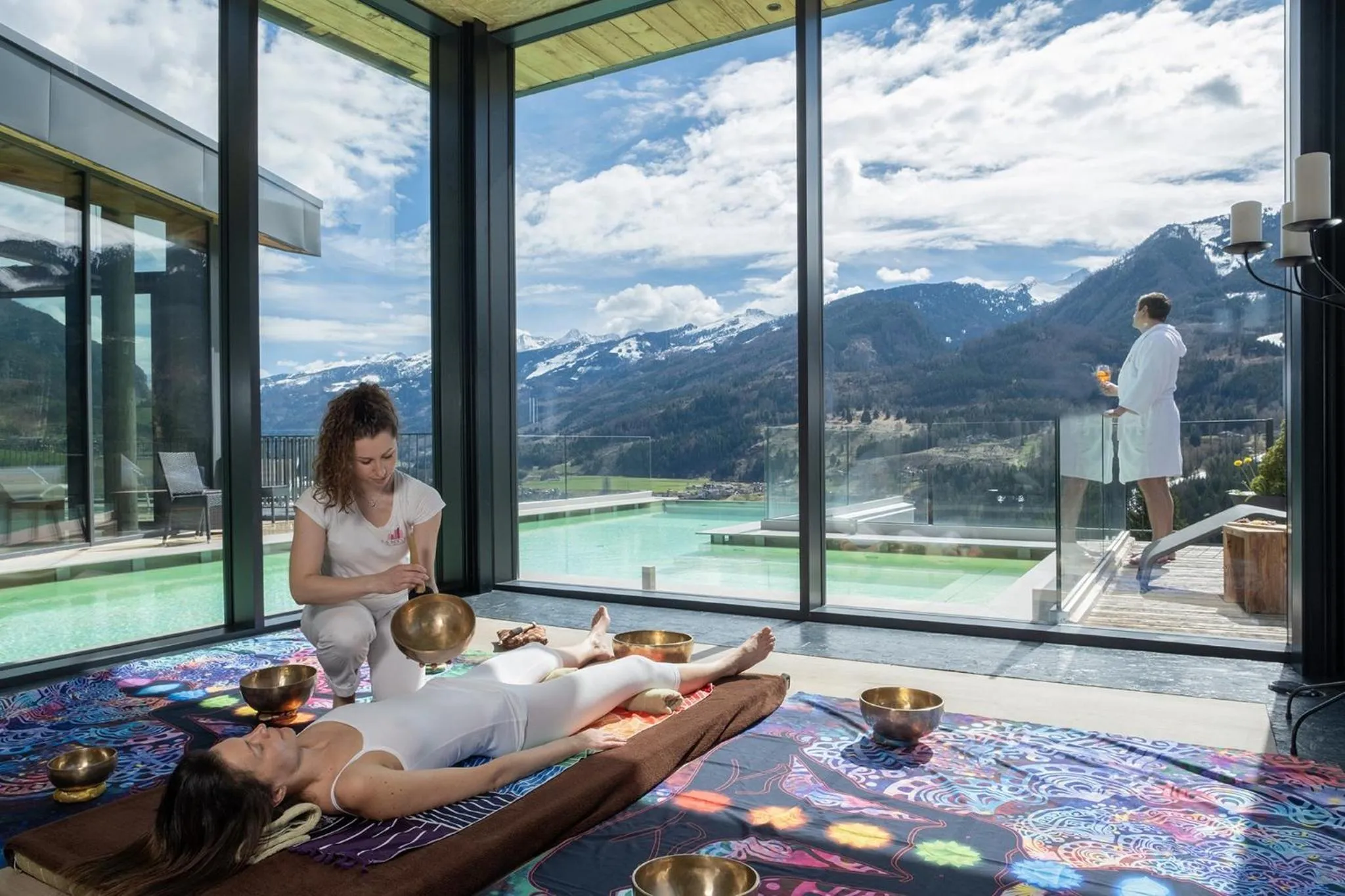 Spa and wellness centre/facilities in La Roccia Wellness Hotel