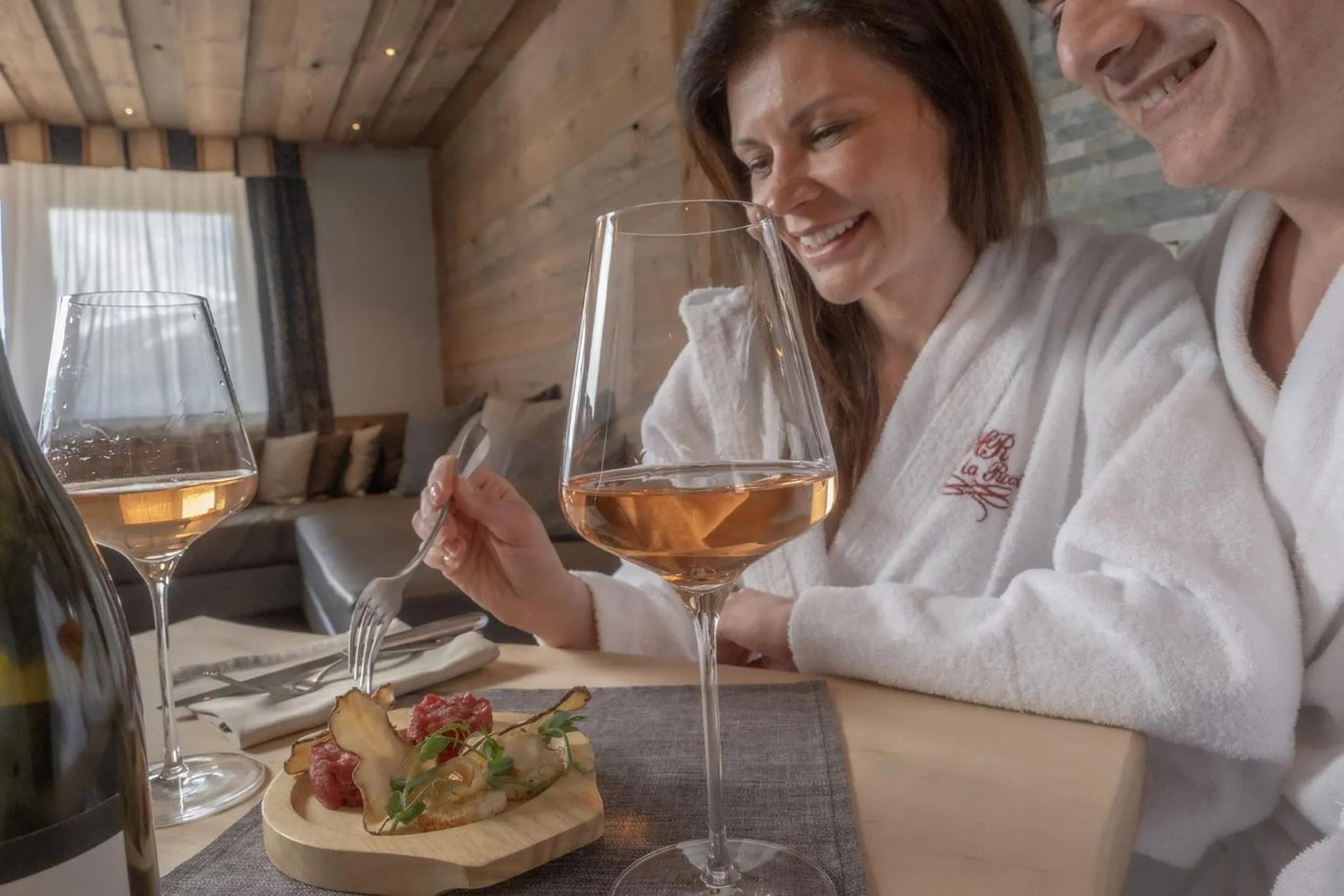 Living room in La Roccia Wellness Hotel