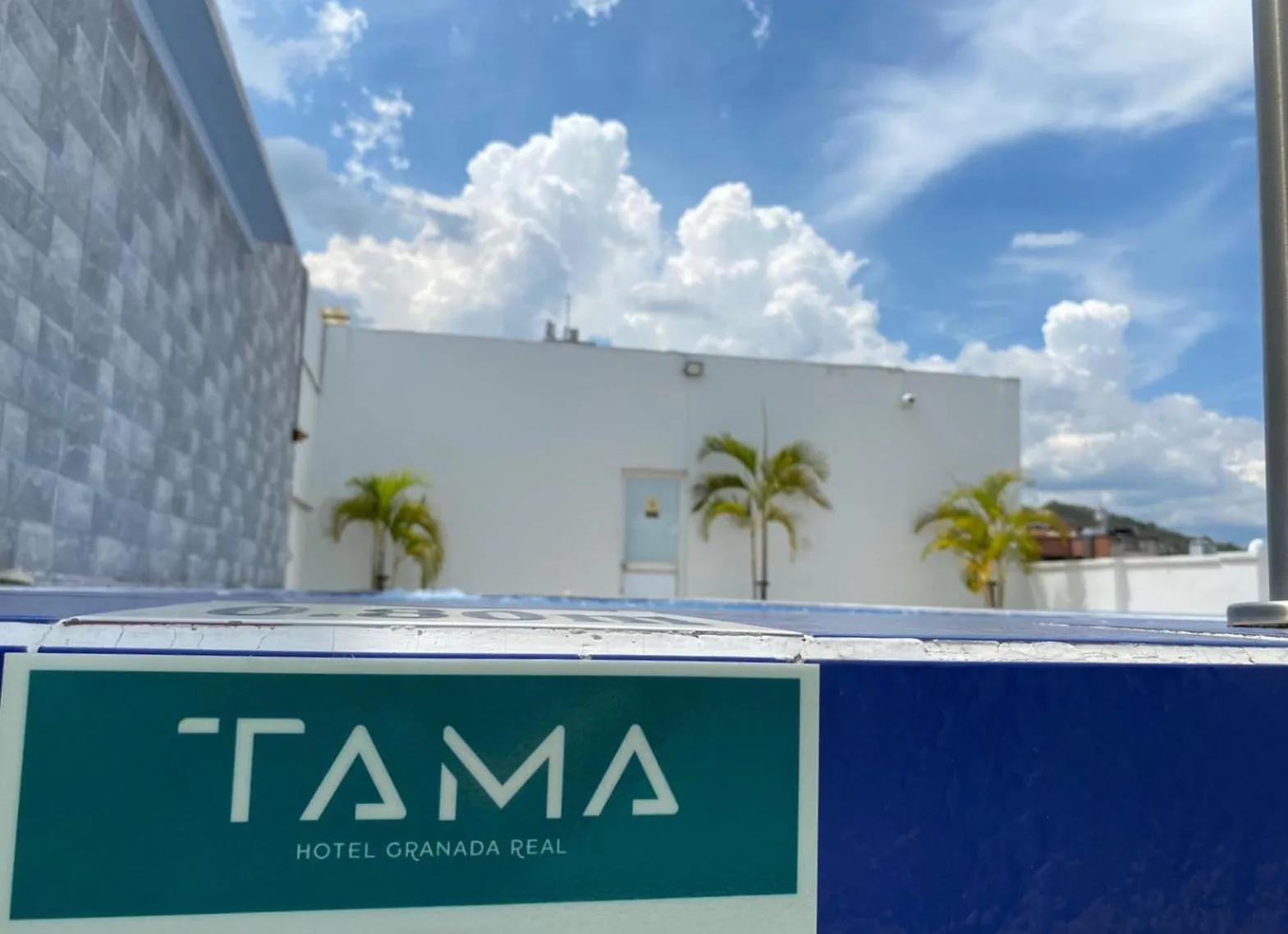 Pool view in TAMA Hotel Granada Real Cali