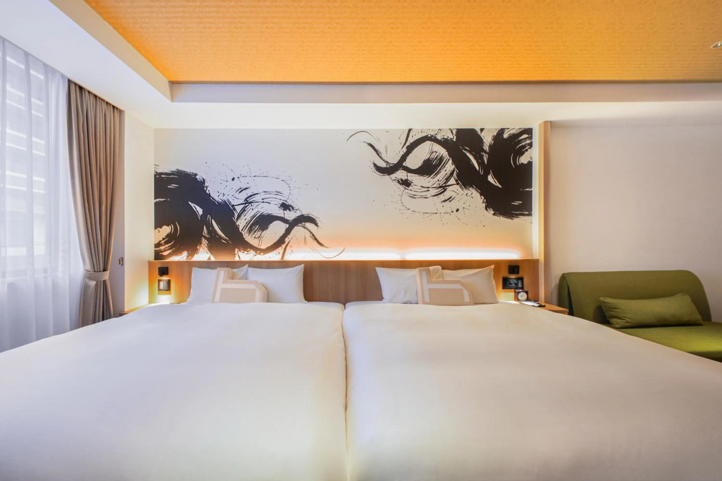 Bed in Homm Stay Nagi Sanjo Kyoto By Banyan Group