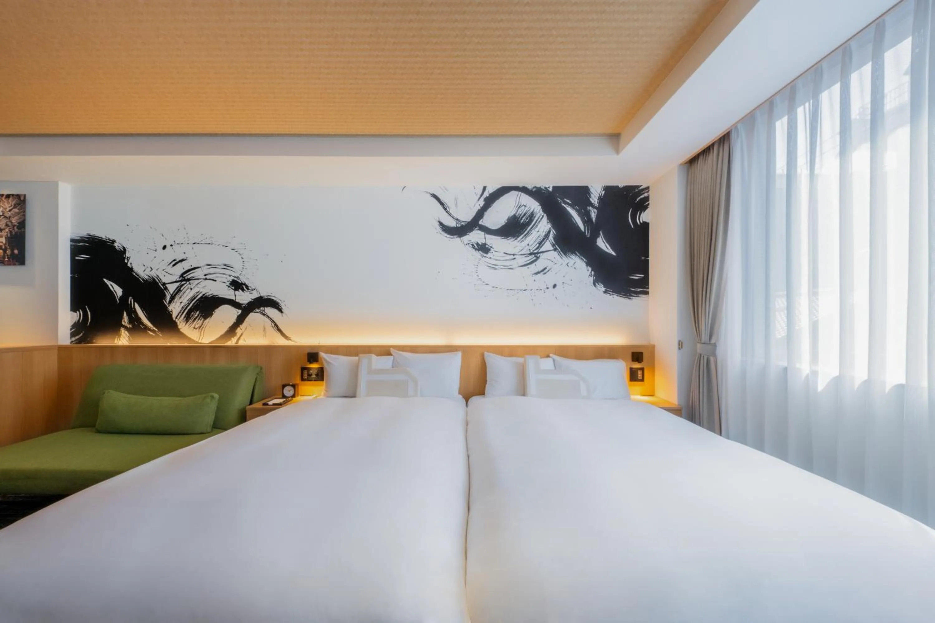Bed in Homm Stay Nagi Sanjo Kyoto By Banyan Group