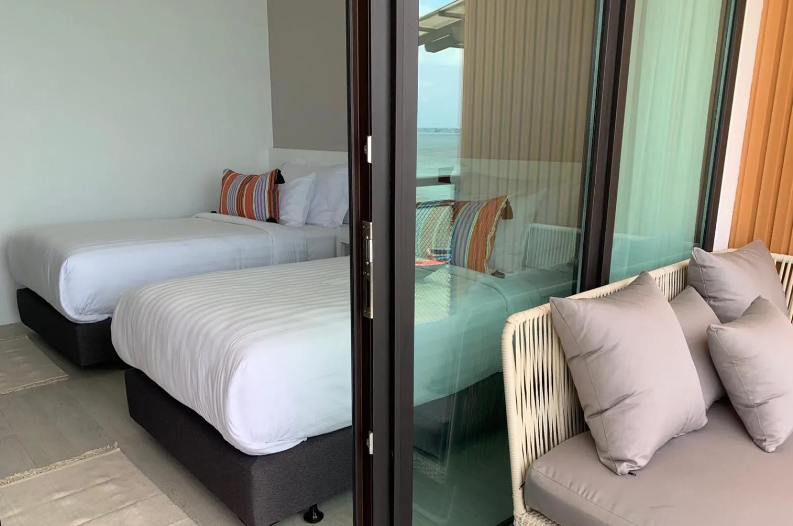 Bed in Blue Tao Beach Hotel - SHA Plus