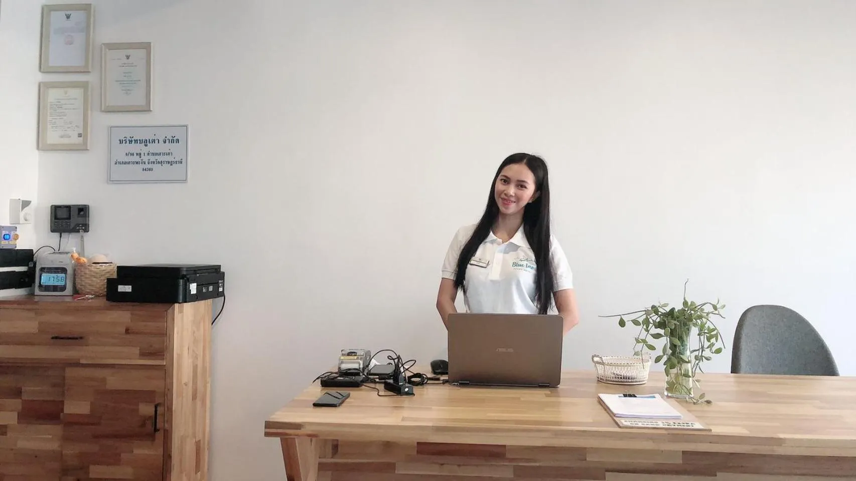 Staff in Blue Tao Beach Hotel - SHA Plus