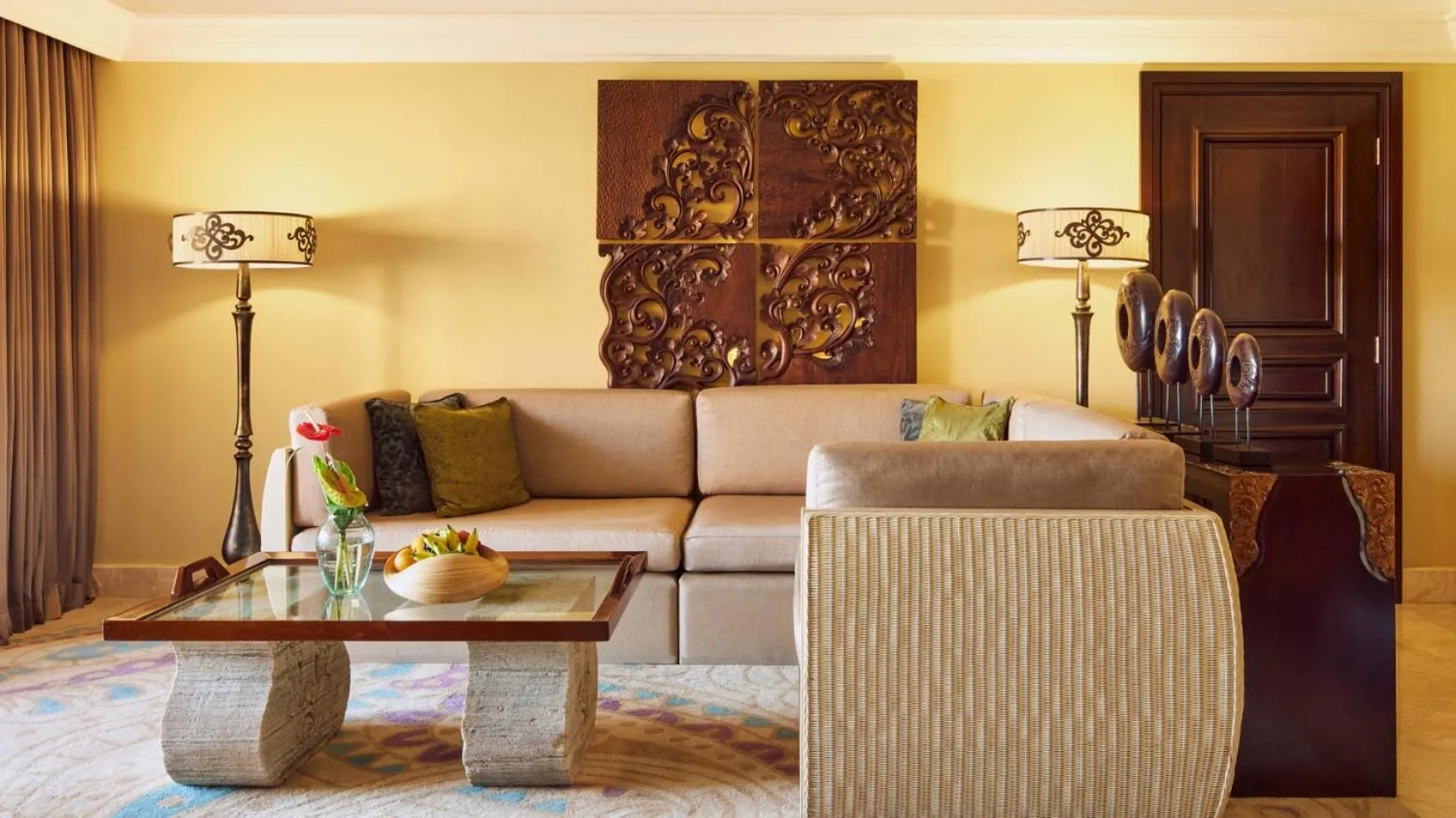 Living room in AYANA Resort Bali