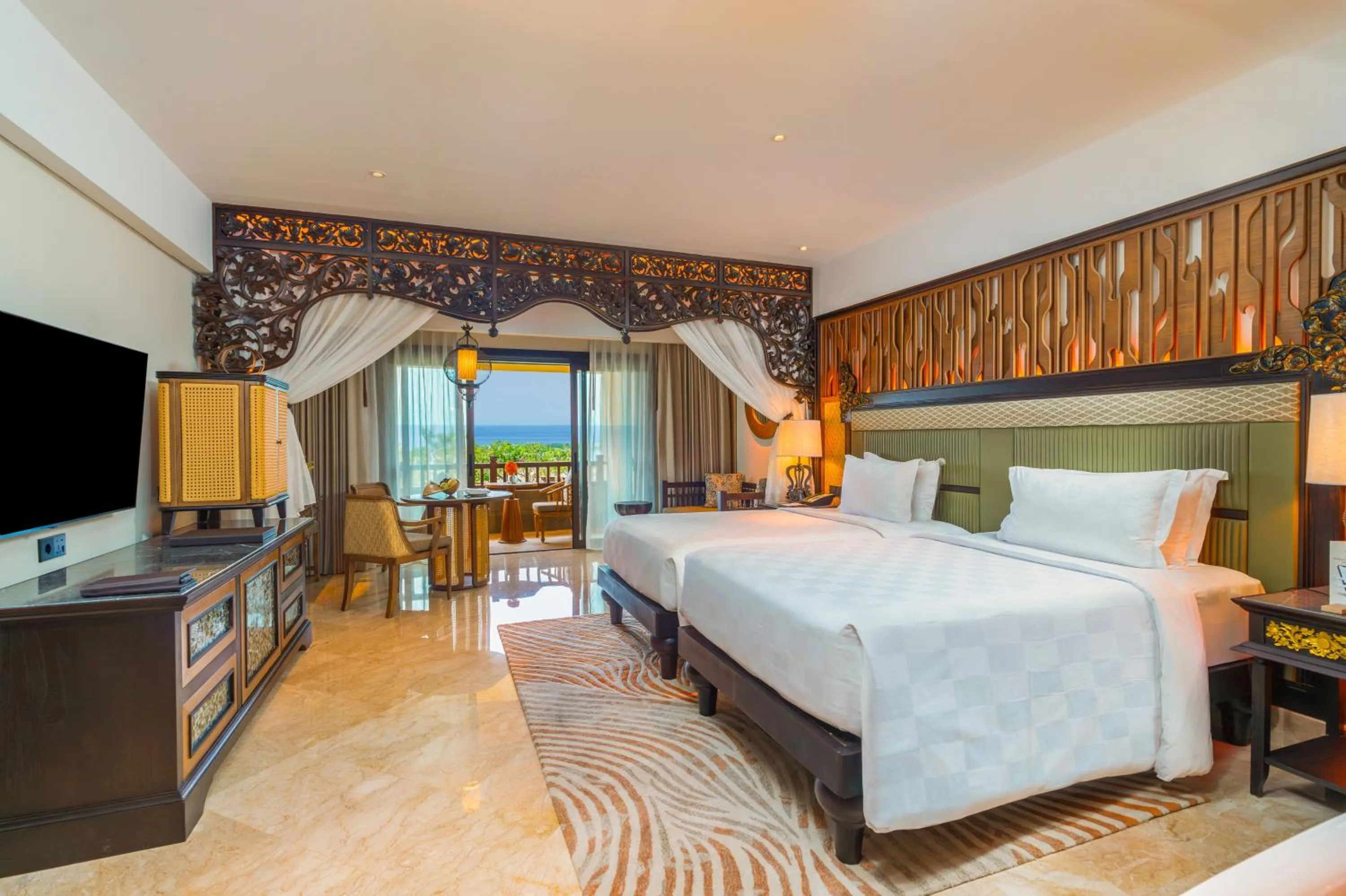 Bedroom, Bed in AYANA Resort Bali