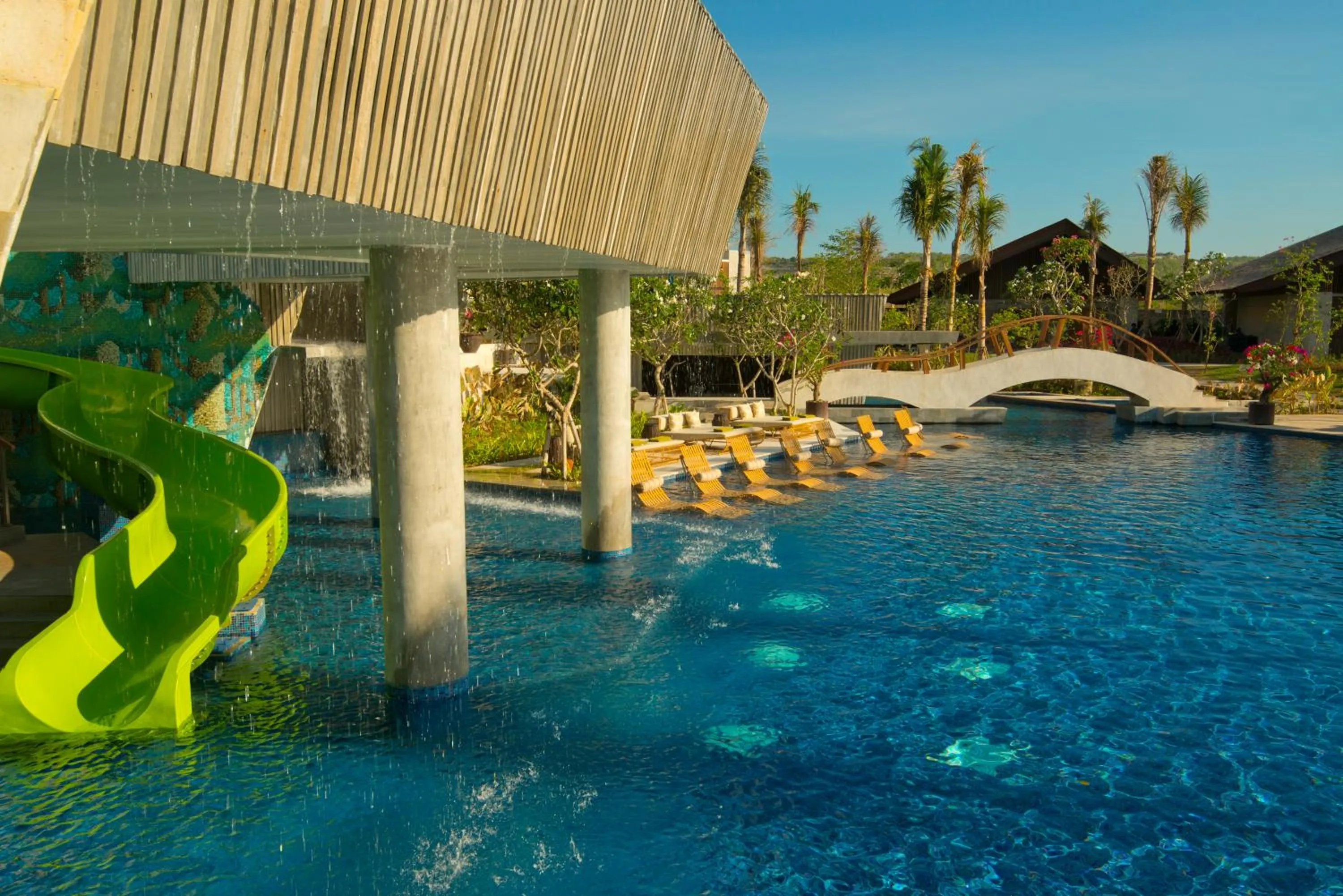 Swimming pool in AYANA Resort Bali
