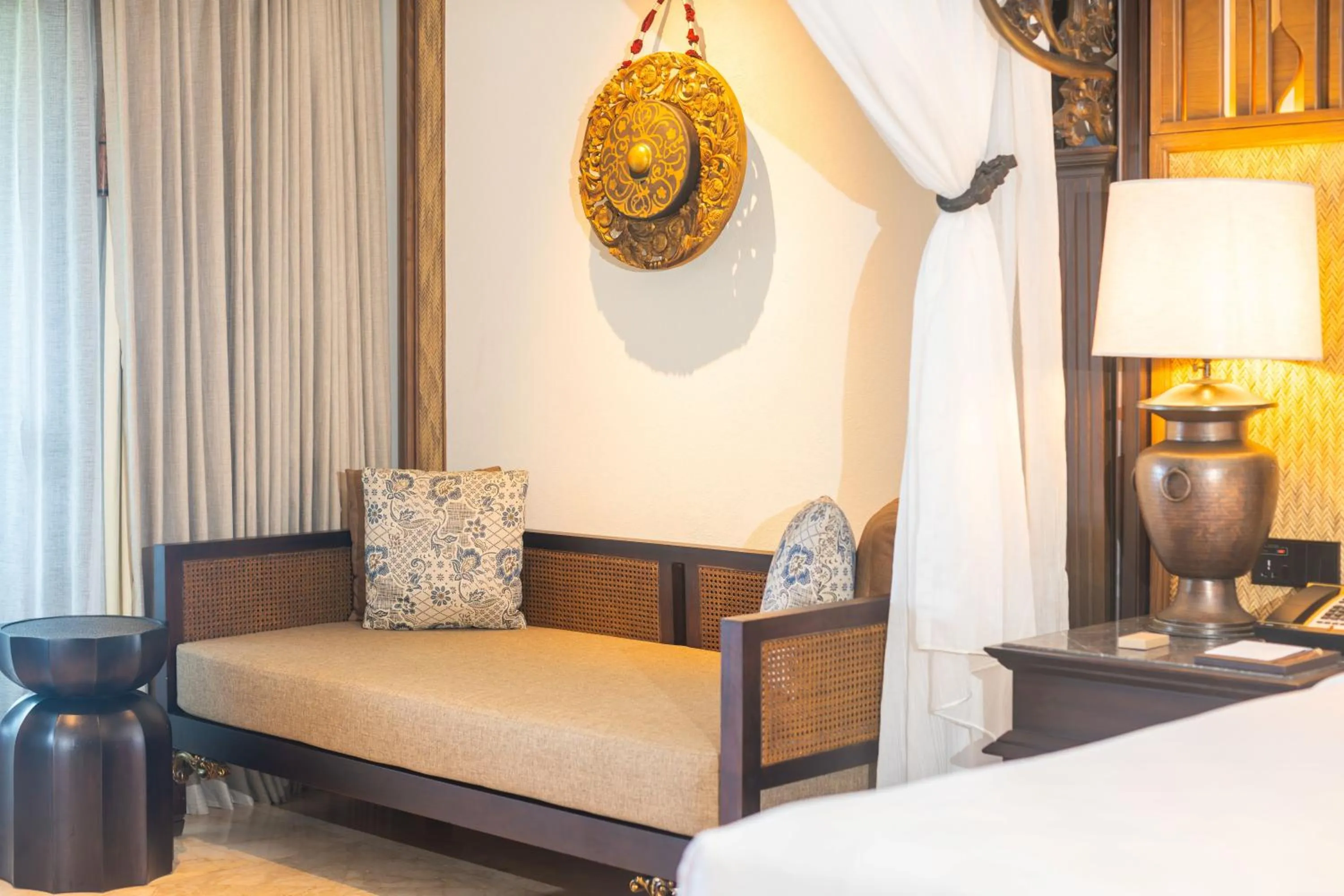 Seating area, Bed in AYANA Resort Bali