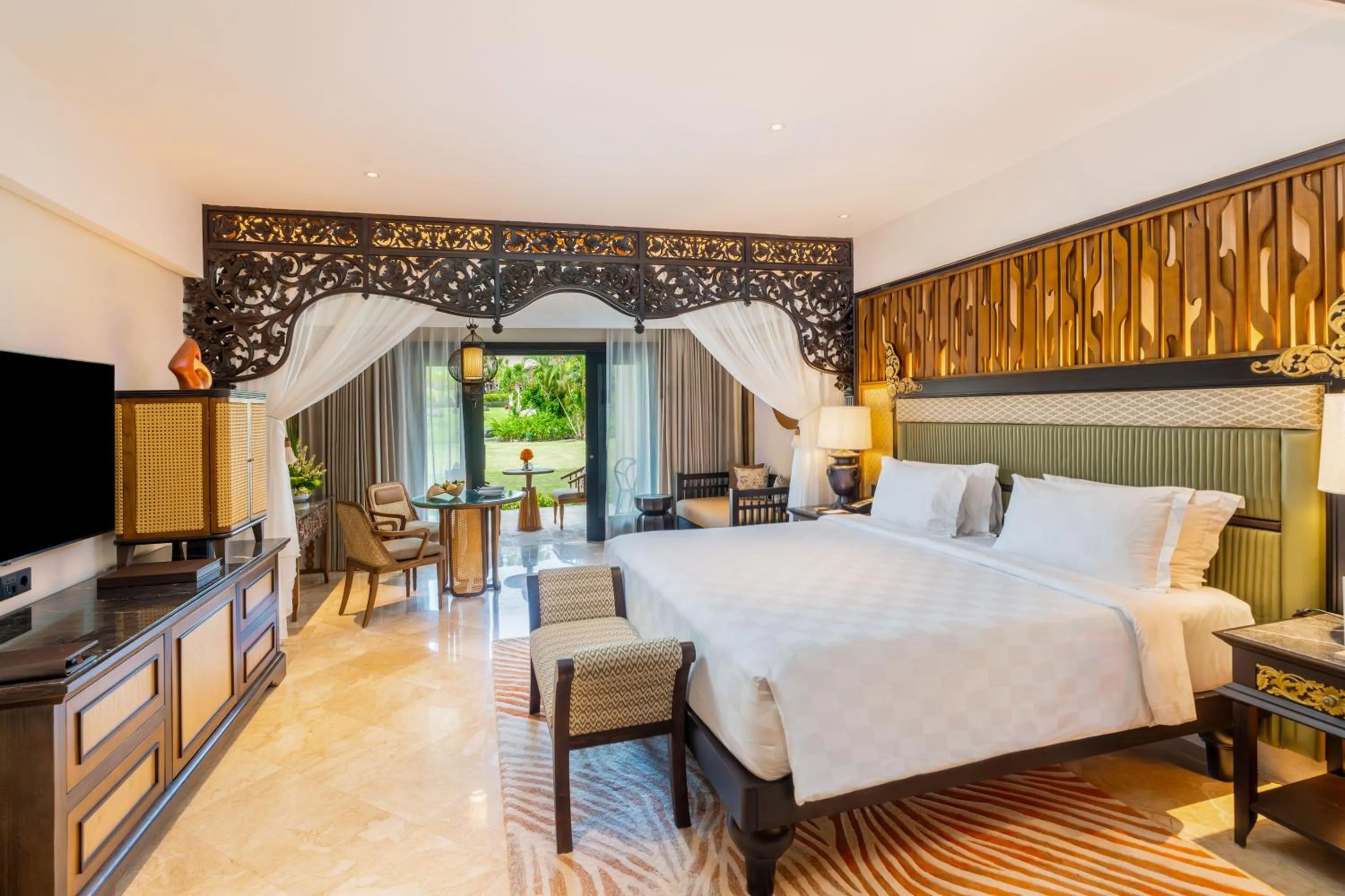 Bedroom, Bed in AYANA Resort Bali