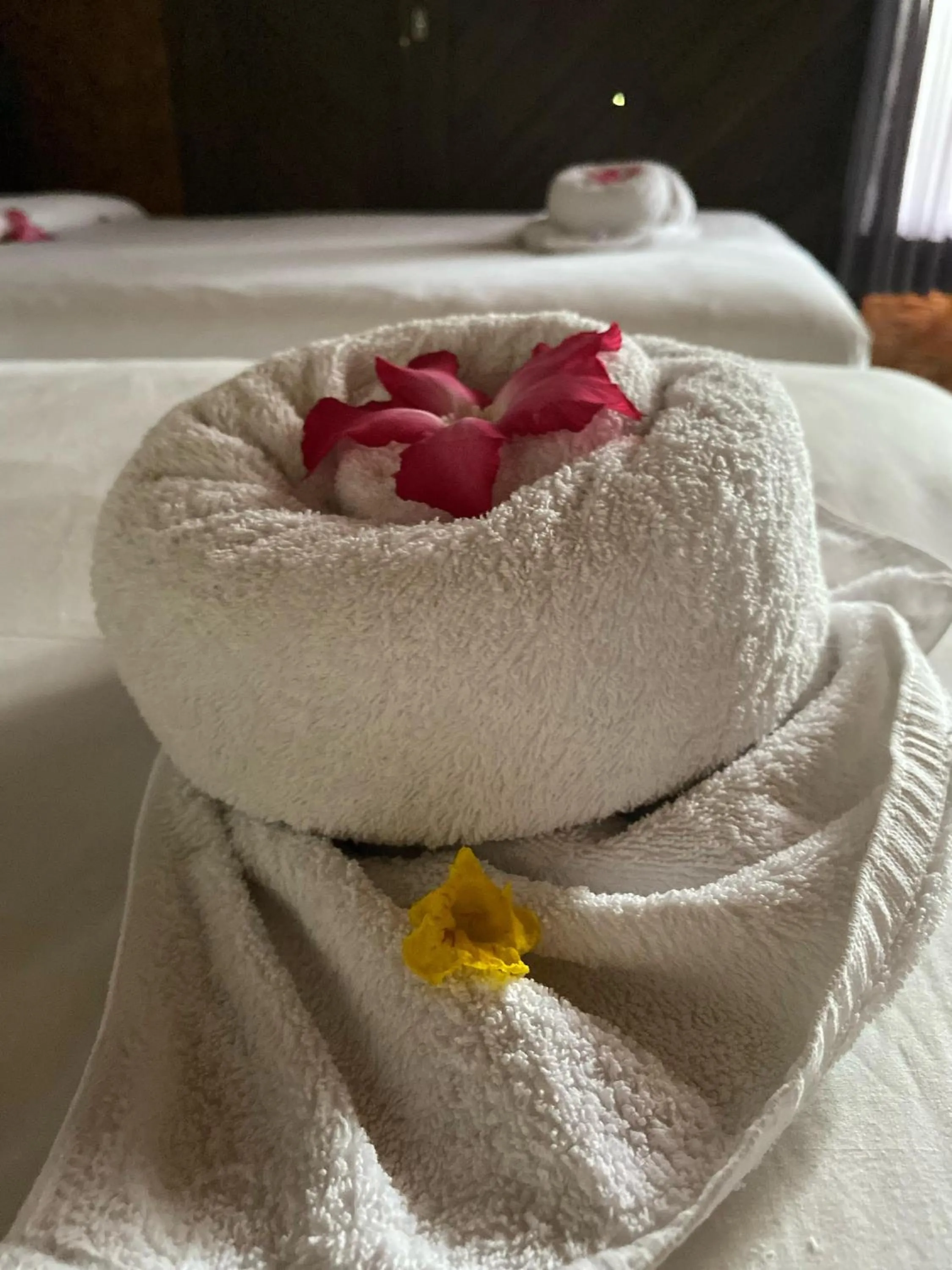 towels, Bed in Gading Tree House