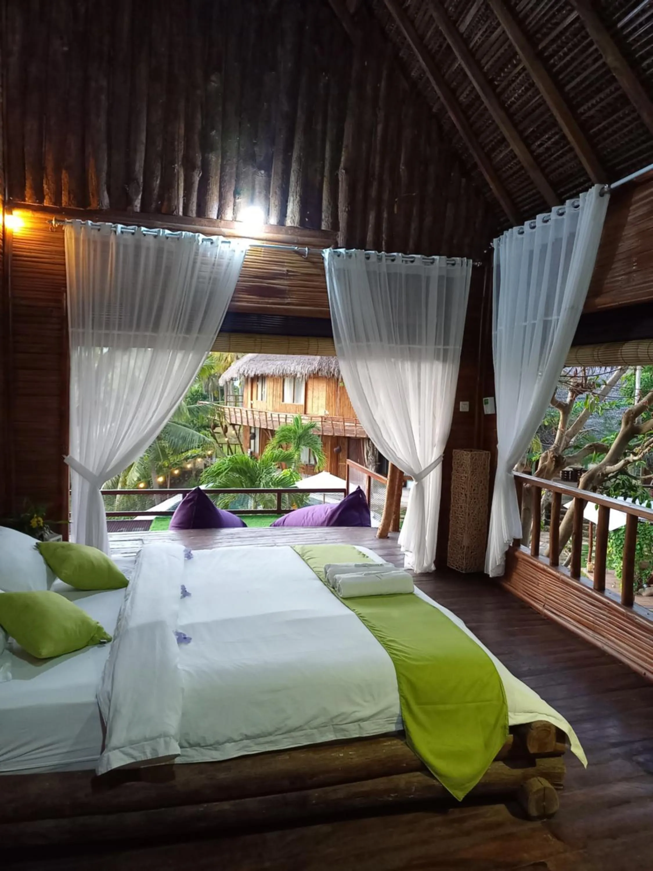 Bedroom, Bed in Gading Tree House