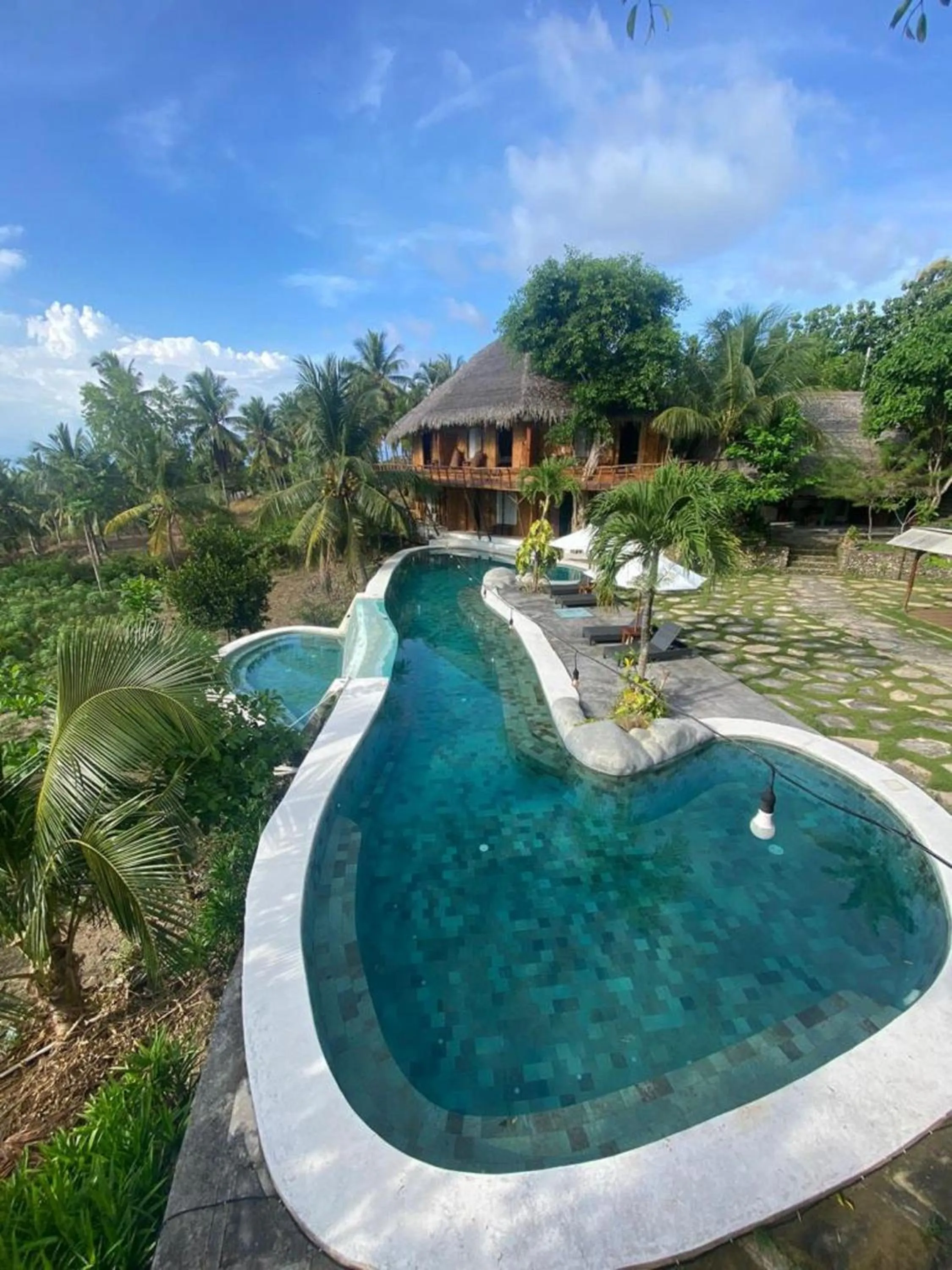 Swimming pool in Gading Tree House