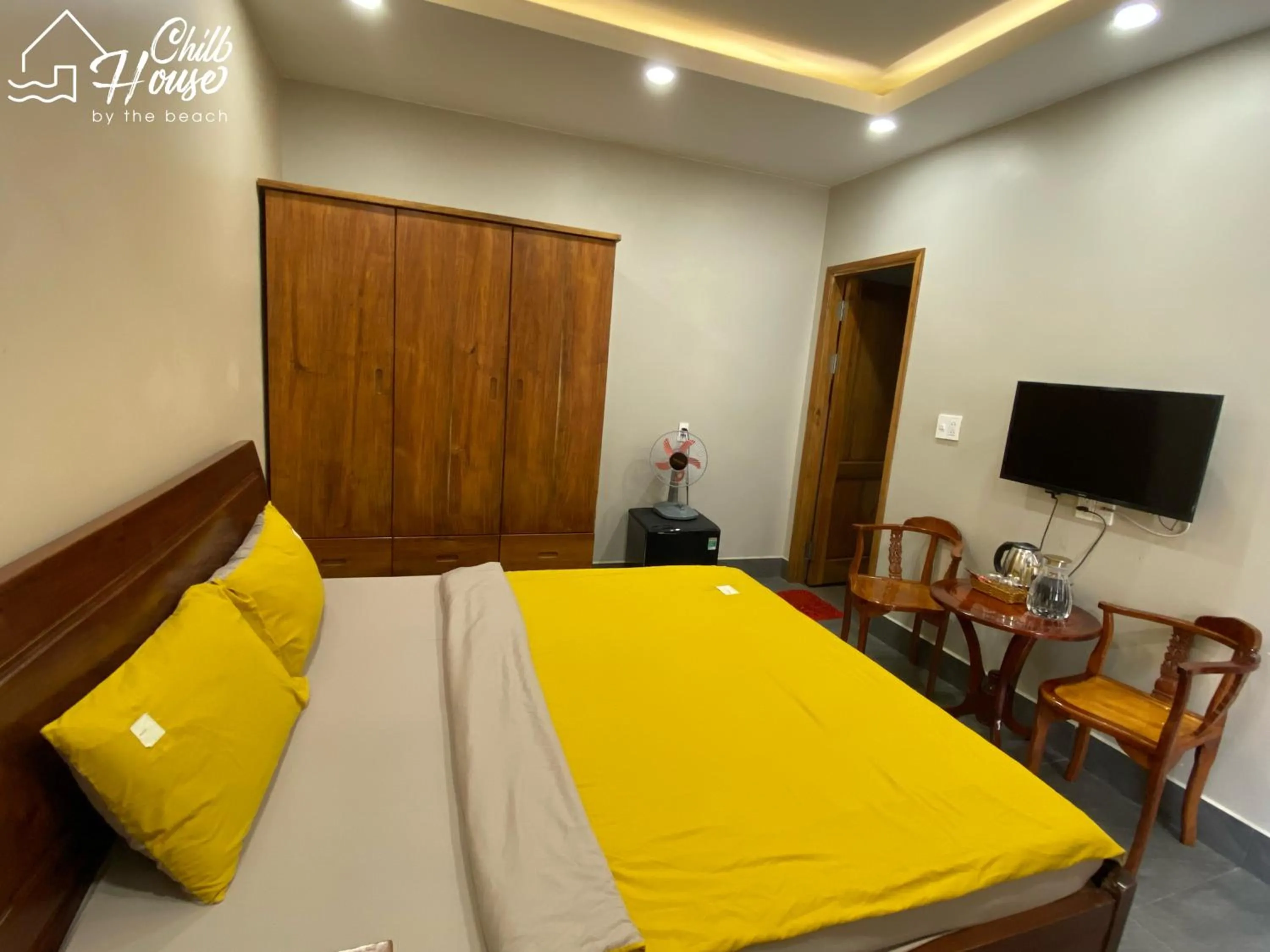 TV and multimedia, Bed in CHILL HOUSE by the beach