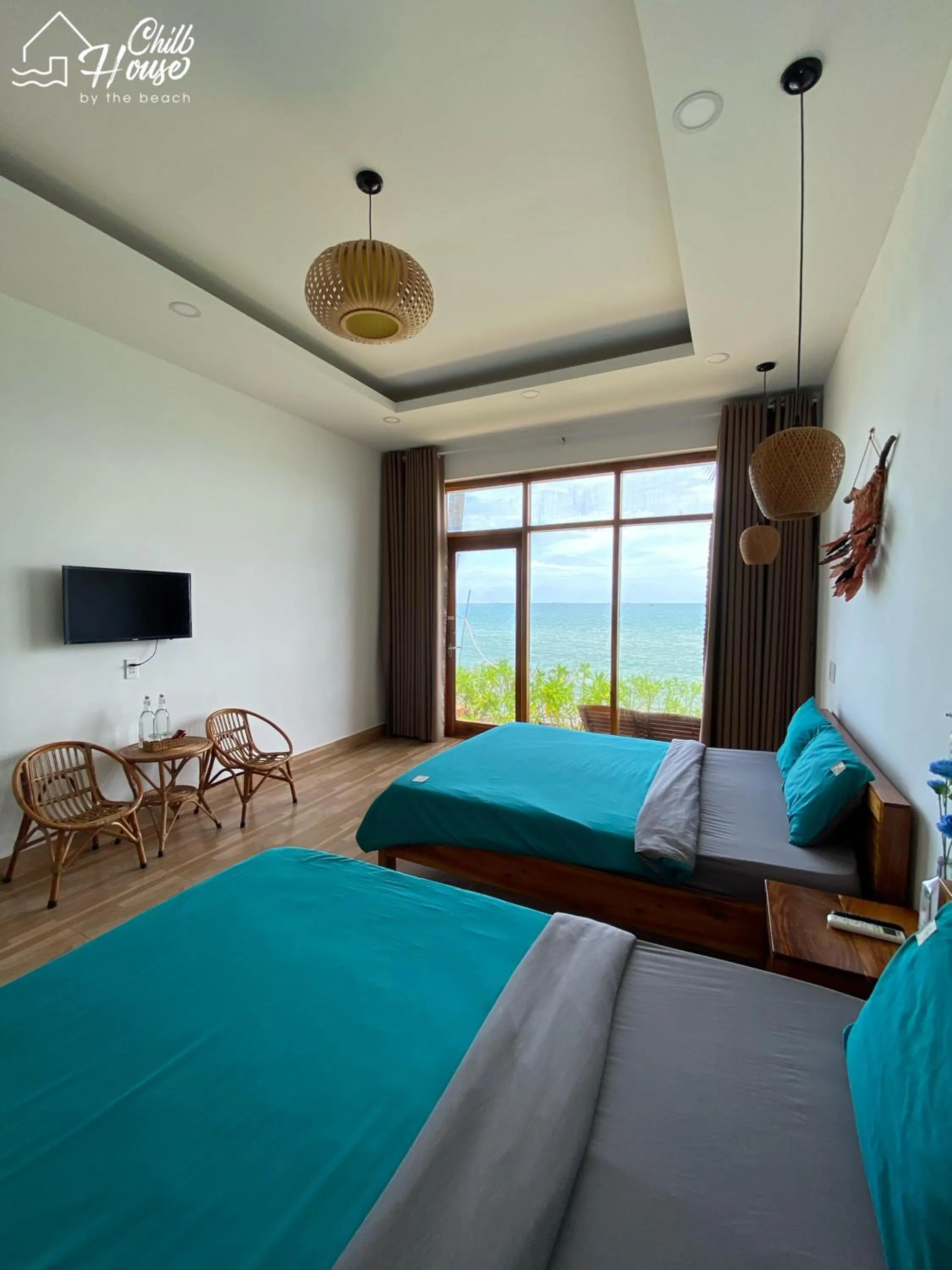 TV and multimedia, Bed in CHILL HOUSE by the beach