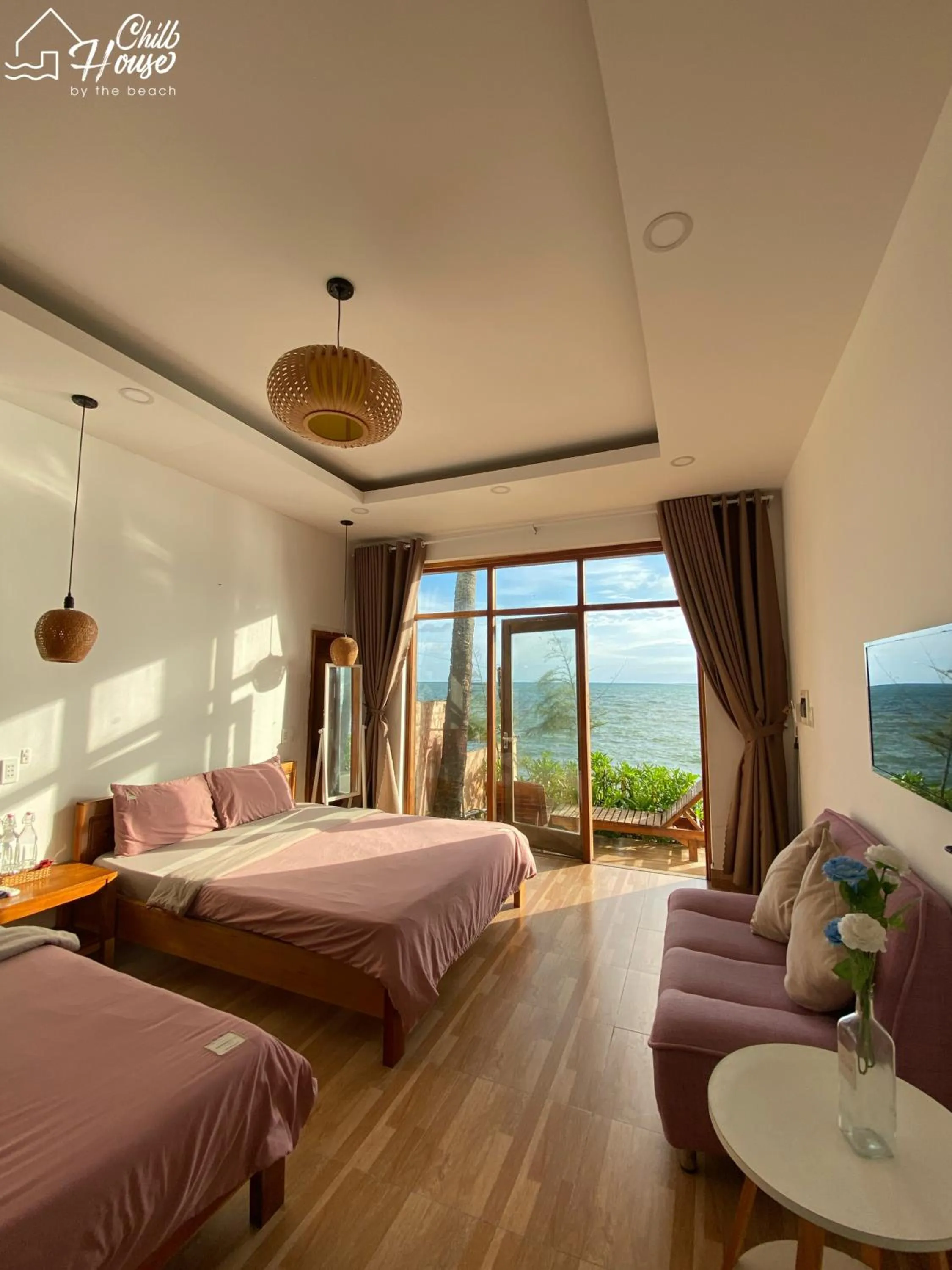 Natural landscape, Bed in CHILL HOUSE by the beach