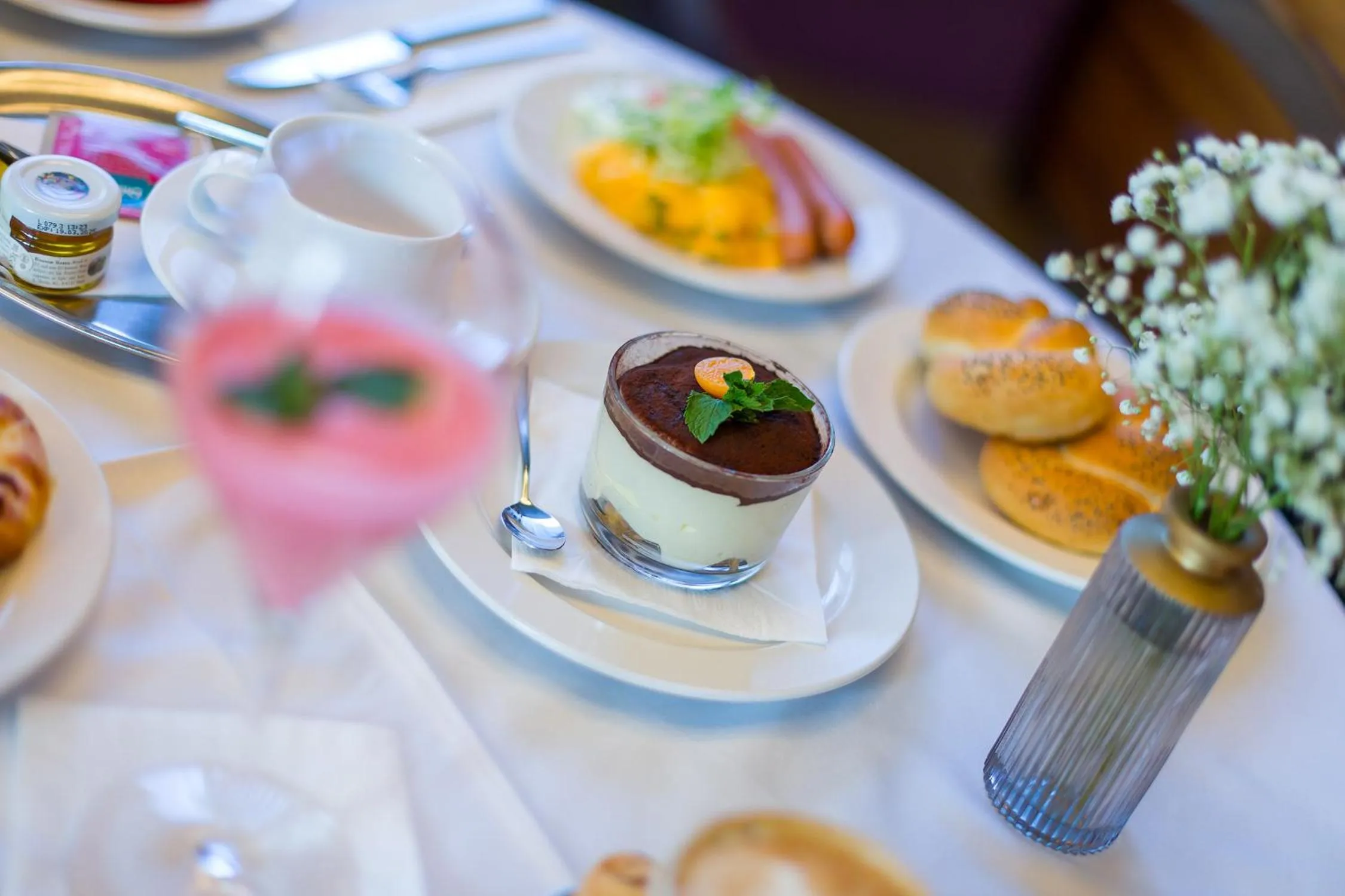 Buffet breakfast in Hotel Aplaus