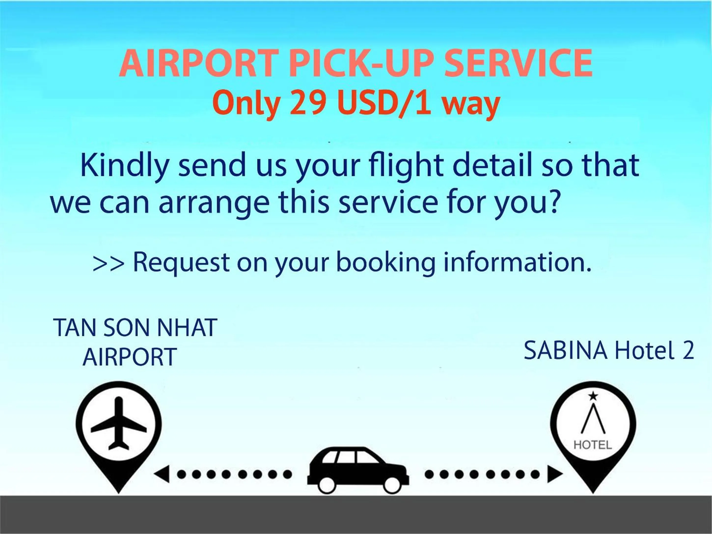 shuttle in Sabina Boutique Hotel 2