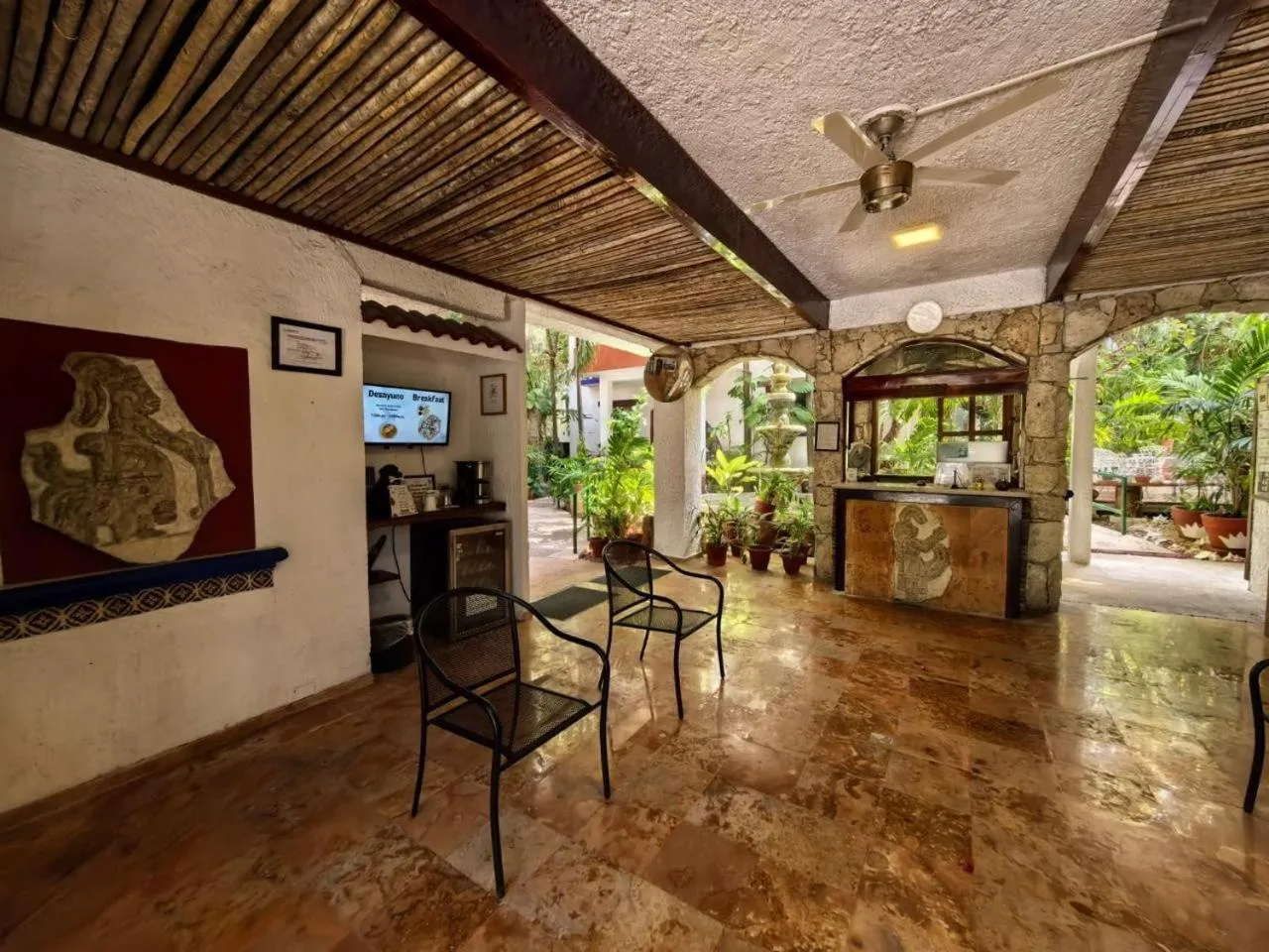 Lobby or reception in Eco-hotel El Rey del Caribe